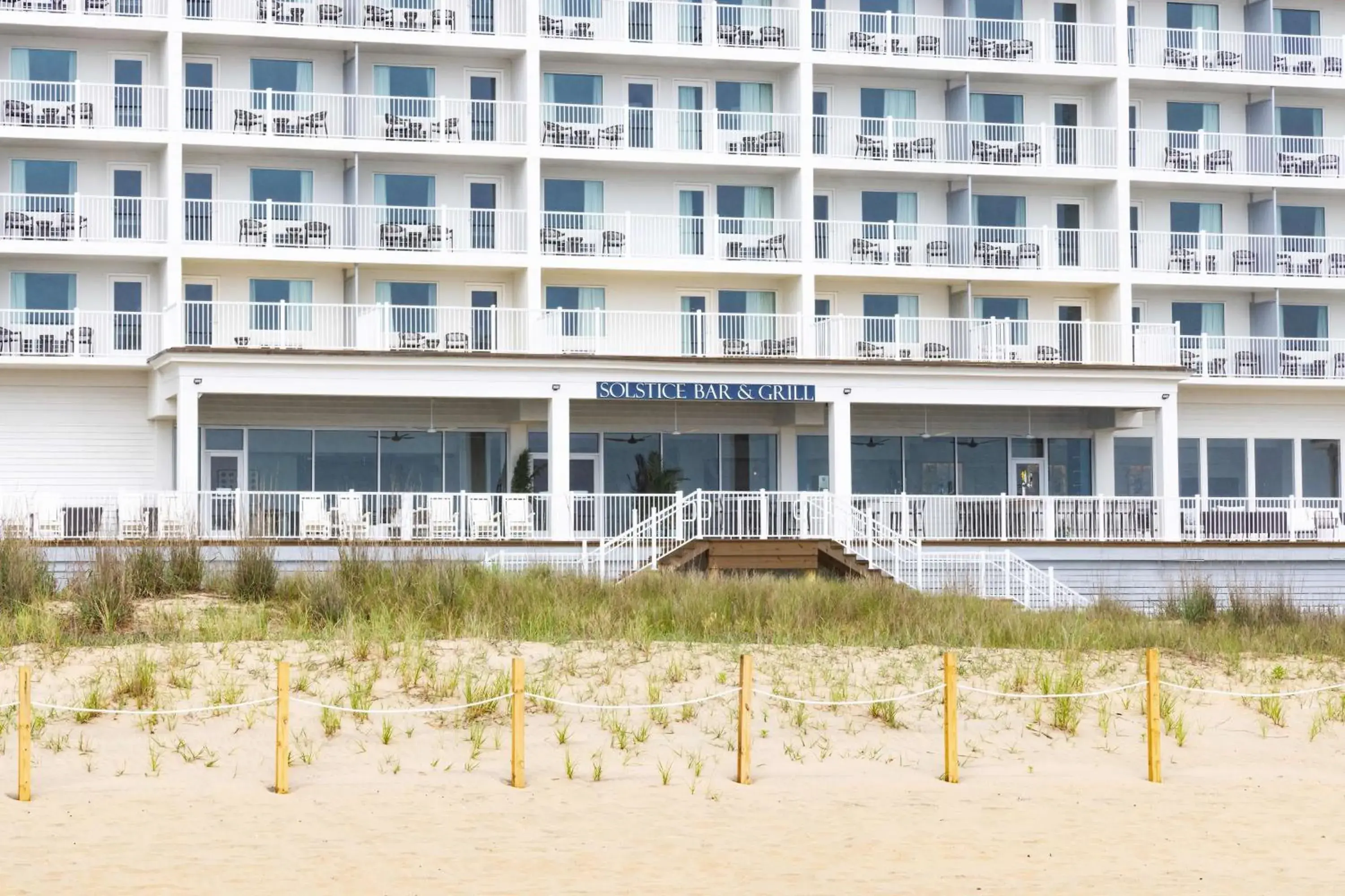 Property building in Hilton Garden Inn Ocean City Oceanfront Property building in Hilton Garden Inn Ocean City Oceanfront