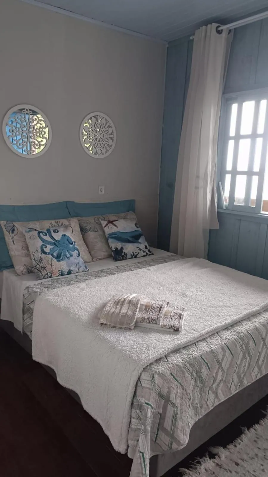 Bed in Pousada Vida Simples