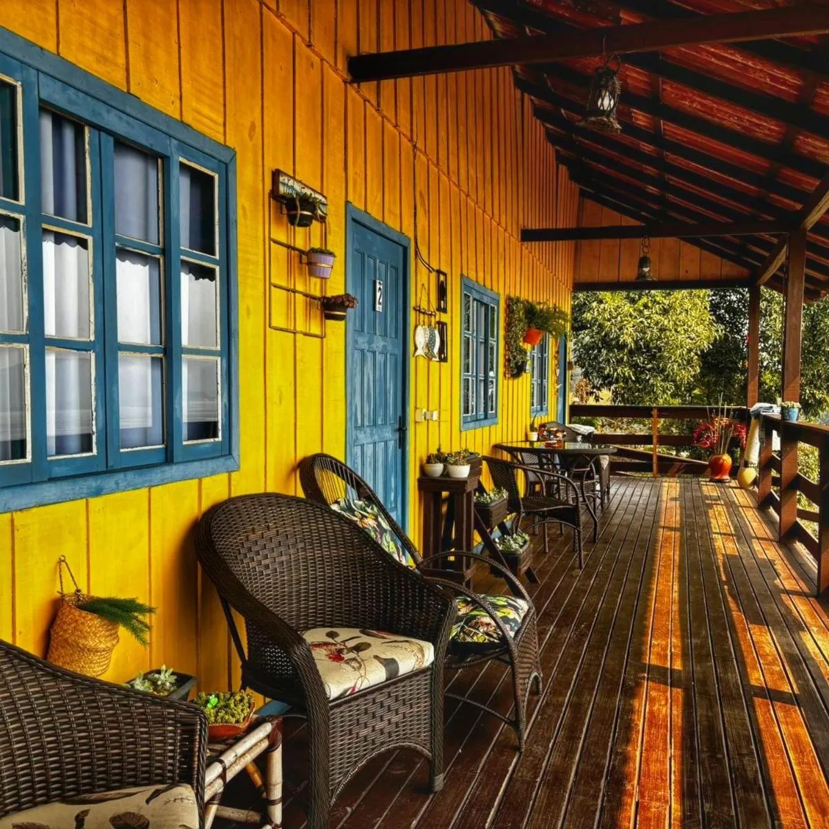 Balcony/Terrace in Pousada Vida Simples