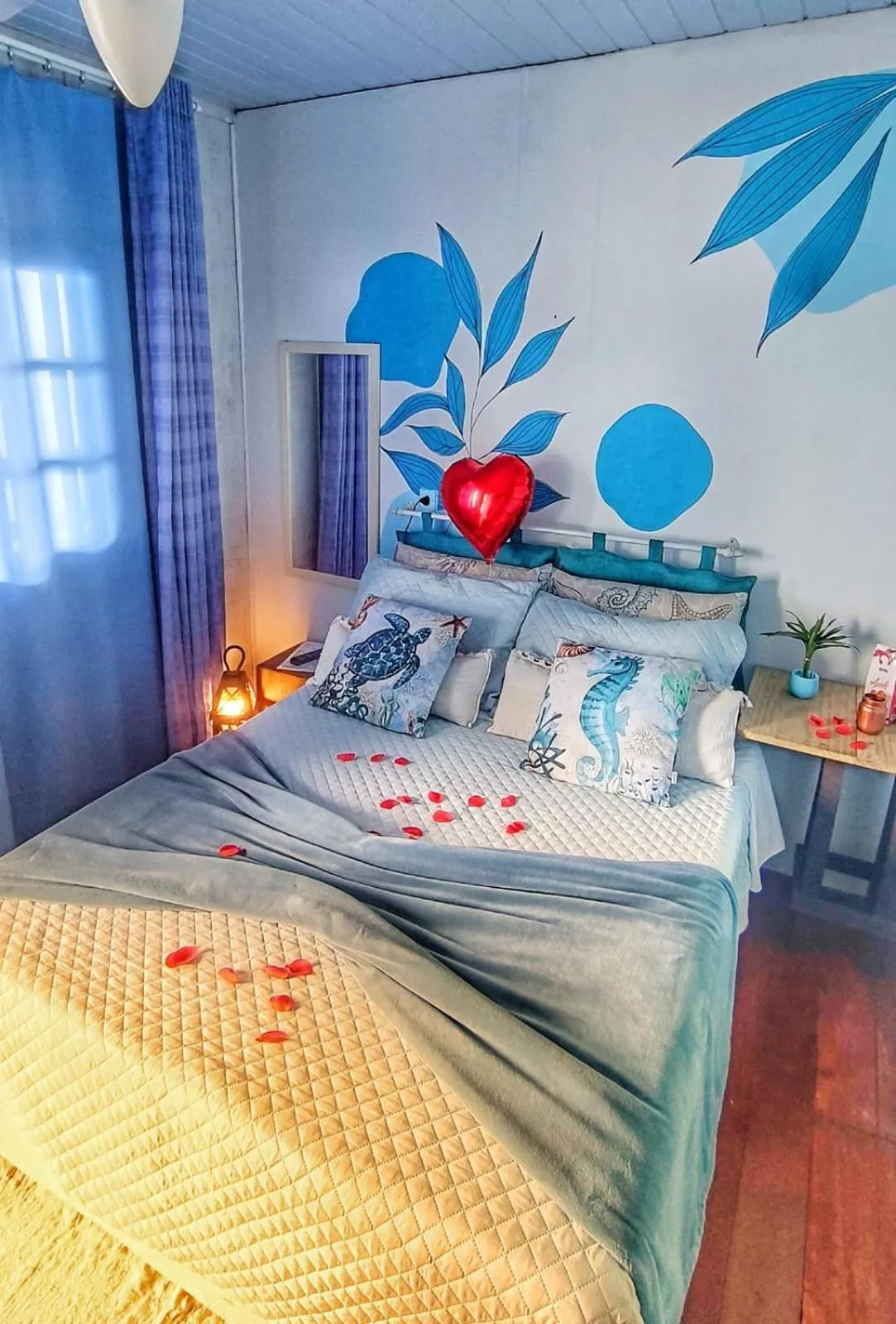 Bed in Pousada Vida Simples