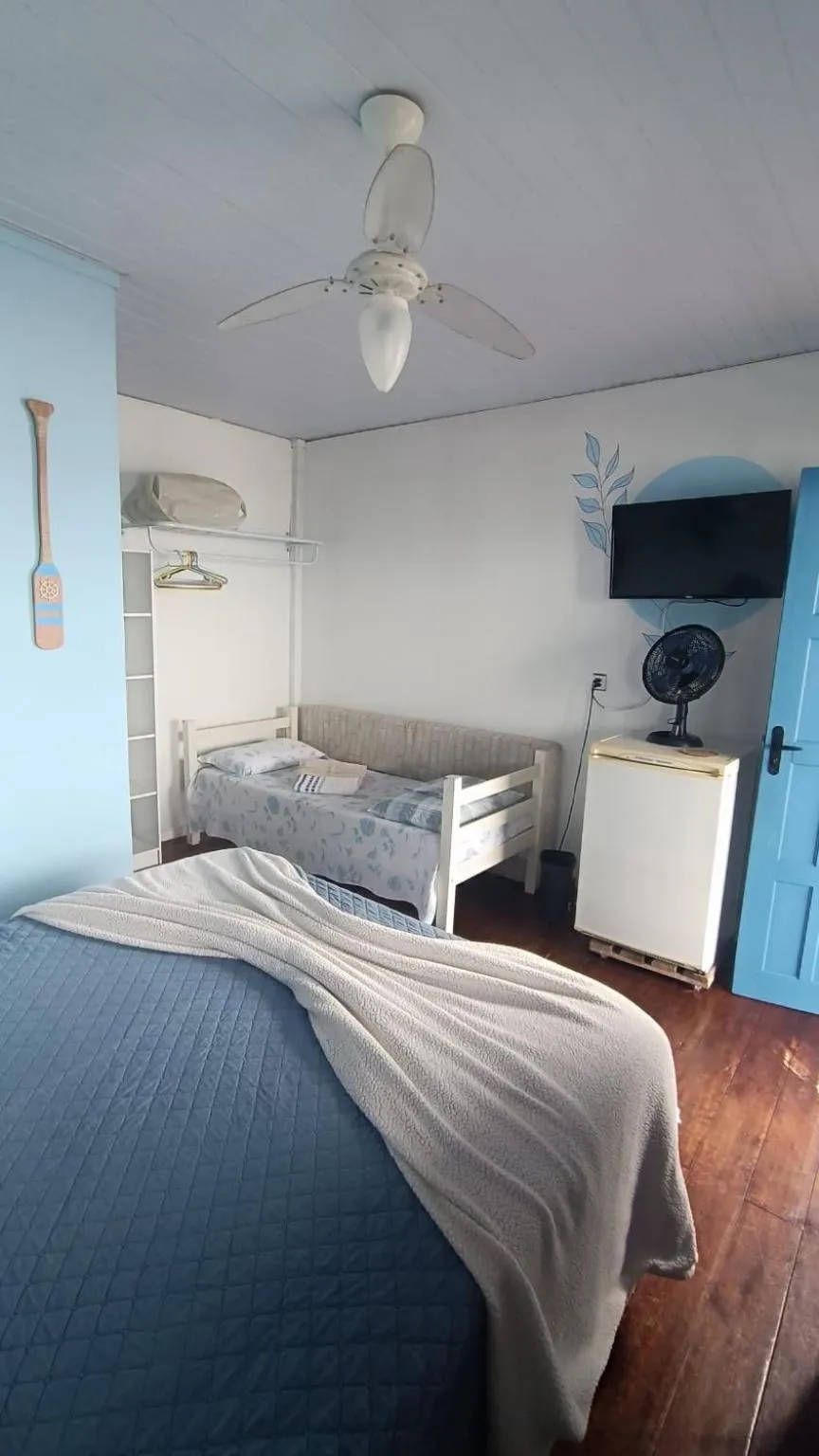 Bed in Pousada Vida Simples