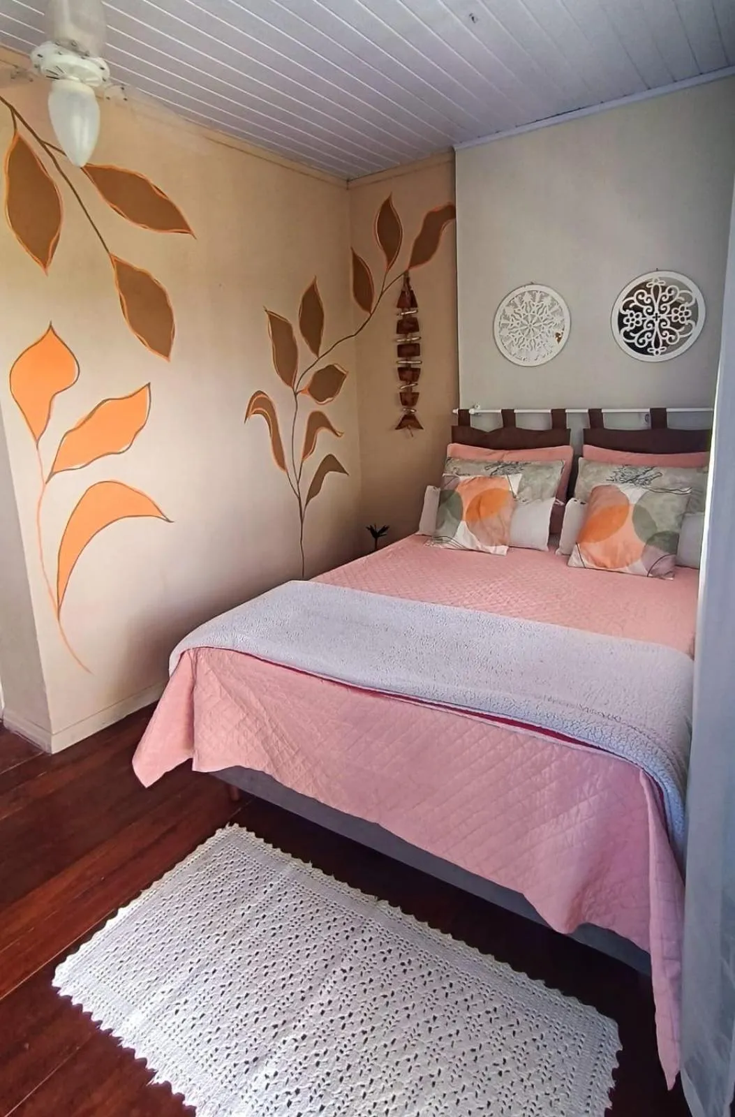 Bed in Pousada Vida Simples