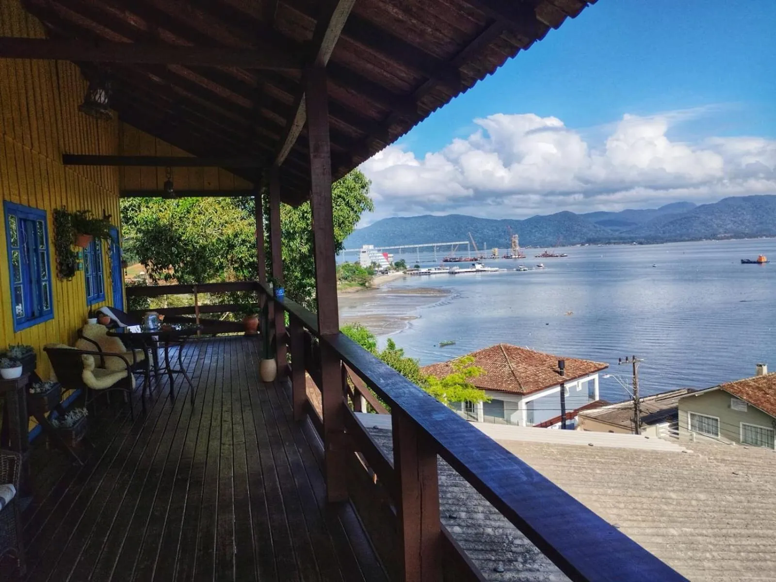 Balcony/Terrace in Pousada Vida Simples