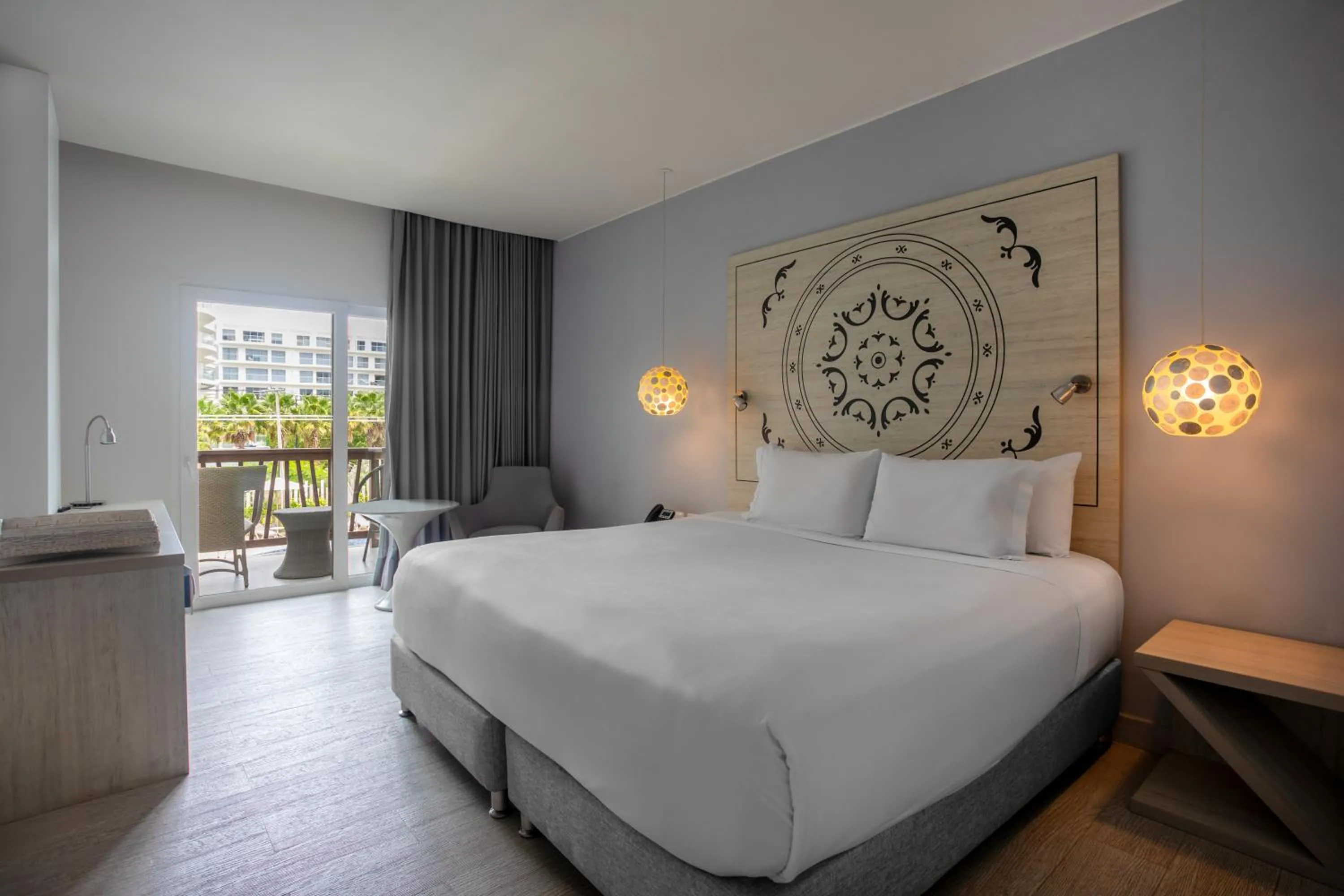 Bed in Grand Sirenis Cartagena