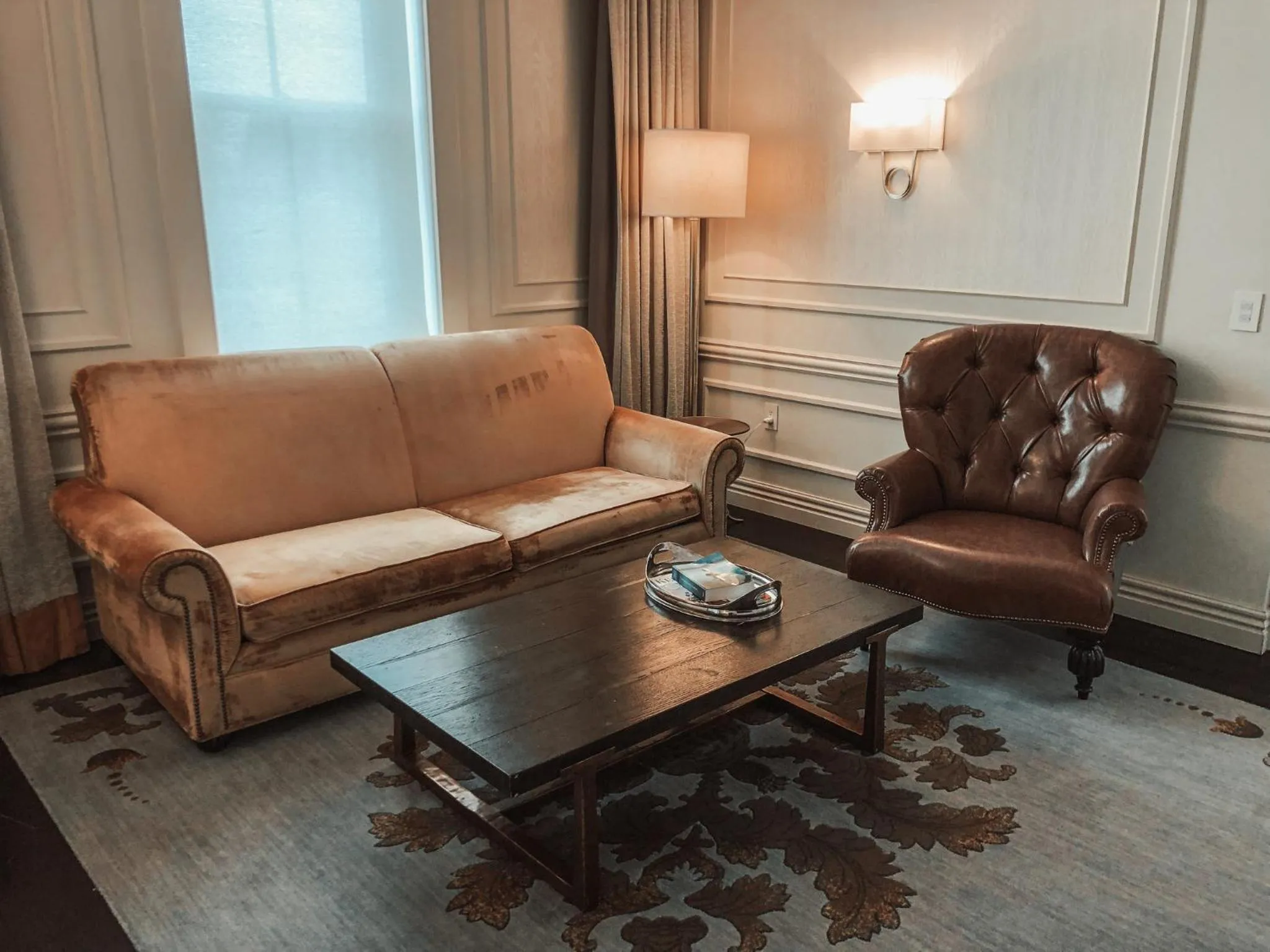 Living room in The Adelphi Hotel