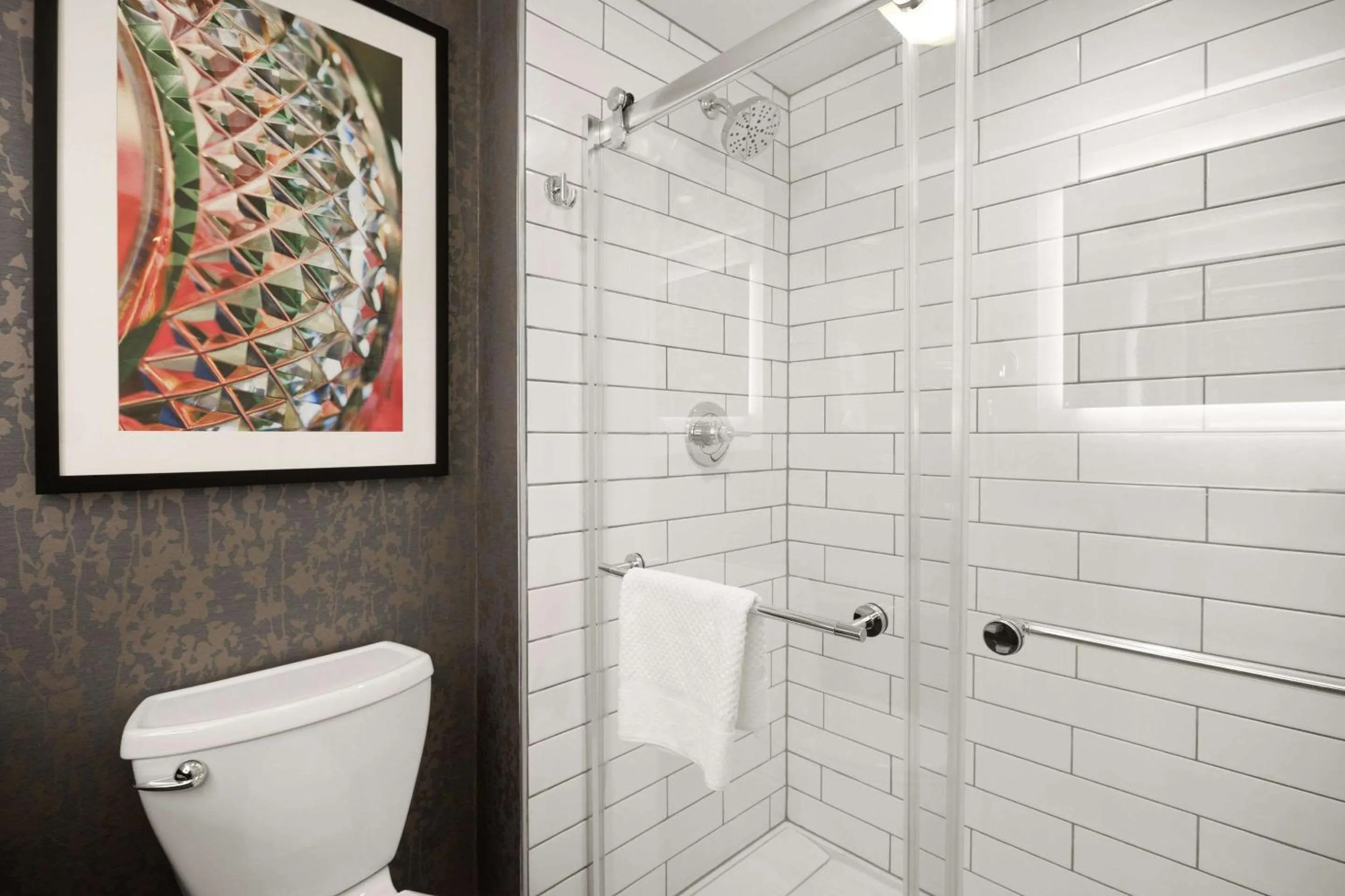 Shower in Radisson Hotel Corning