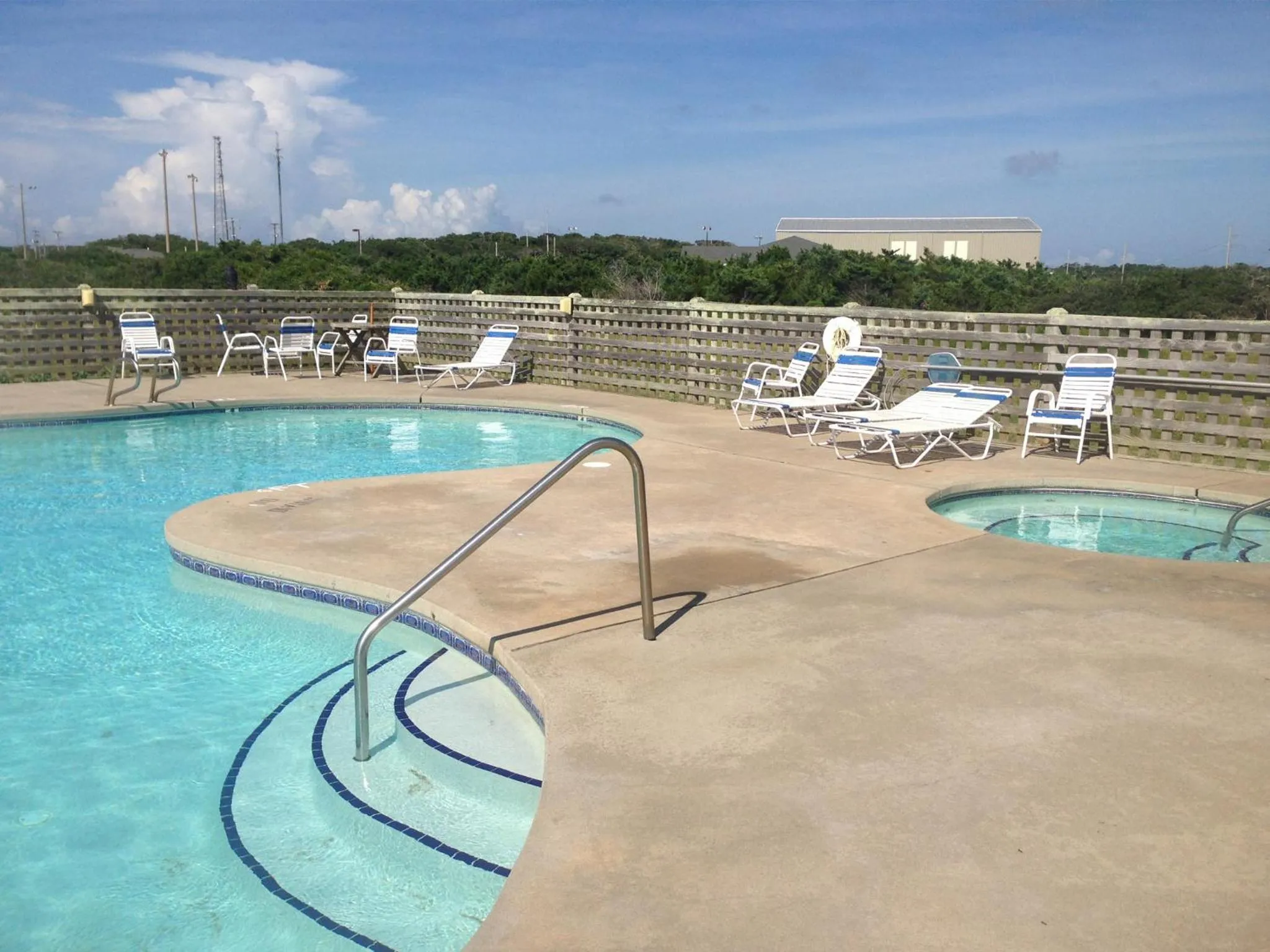 Swimming pool in Cape Hatteras Motel
