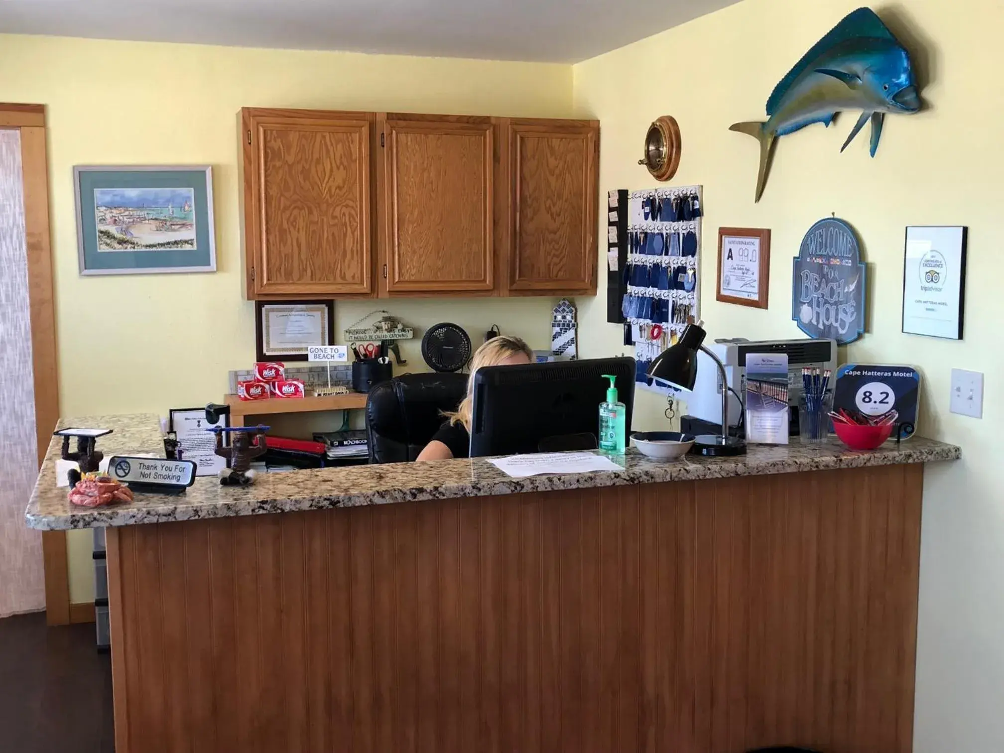 Lobby or reception in Cape Hatteras Motel Lobby or reception in Cape Hatteras Motel