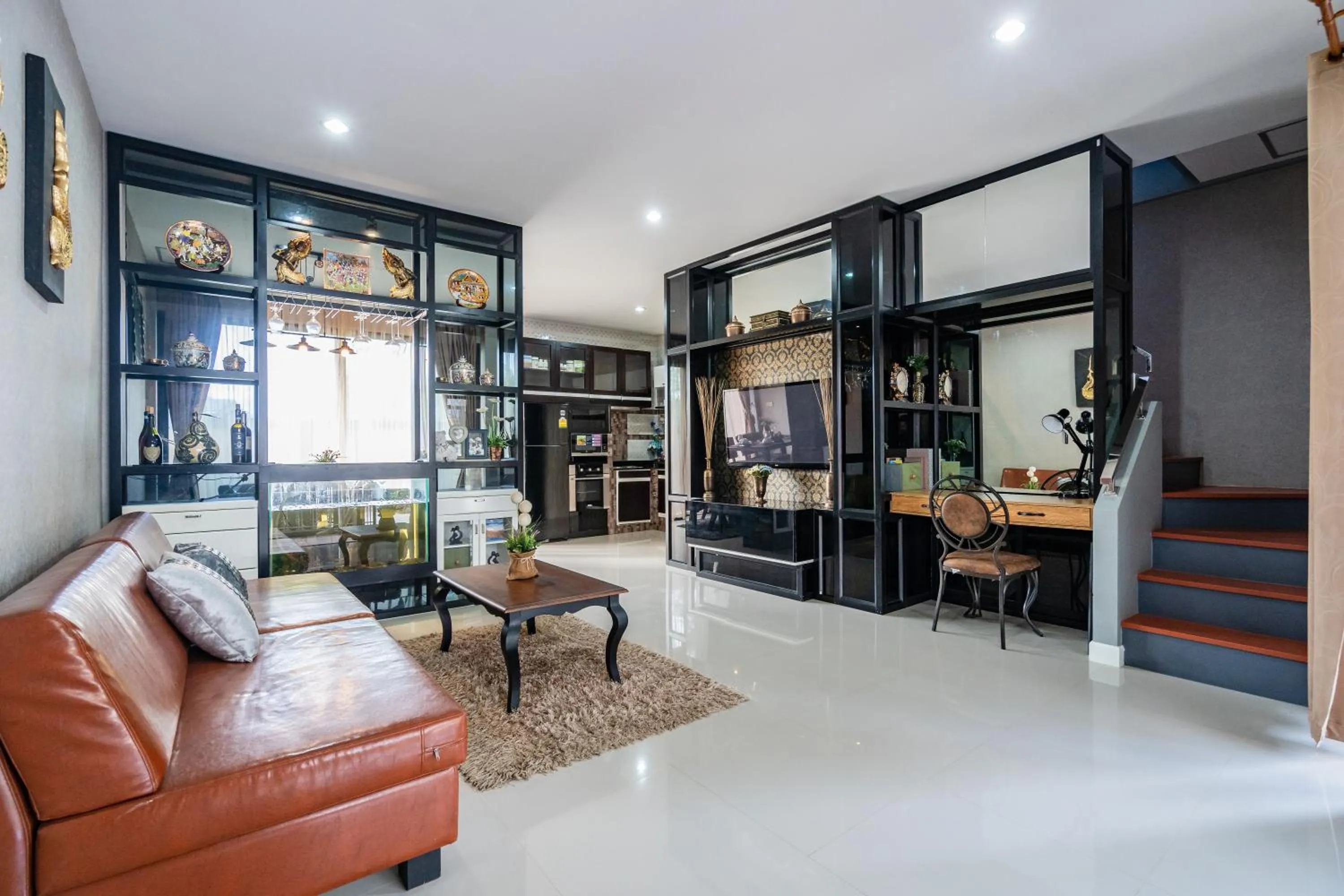 Living room in Nice Villa Resort Hat Yai