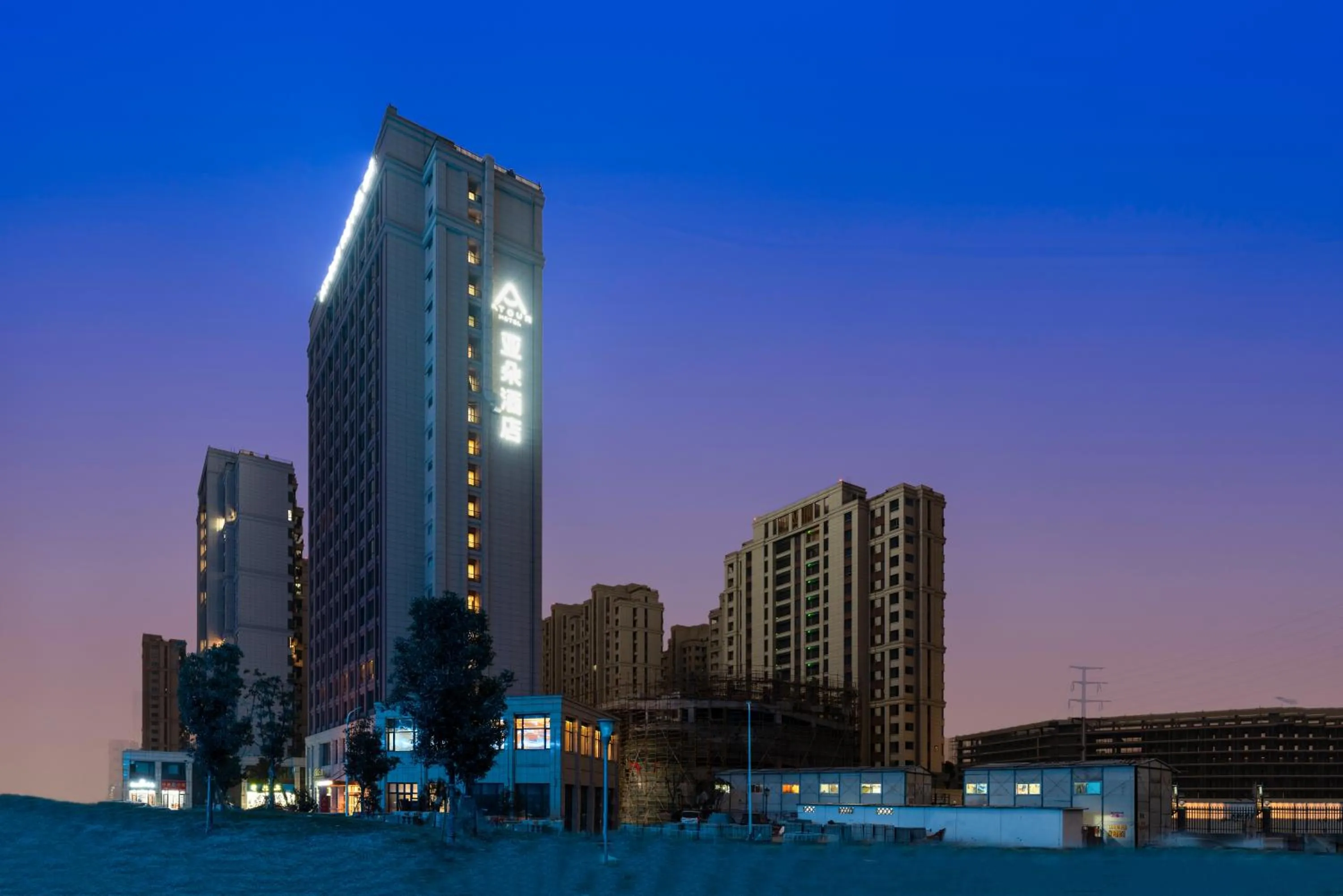 Floor plan in Atour Hotel (Wenzhou International Airport Olympic Sports Center)