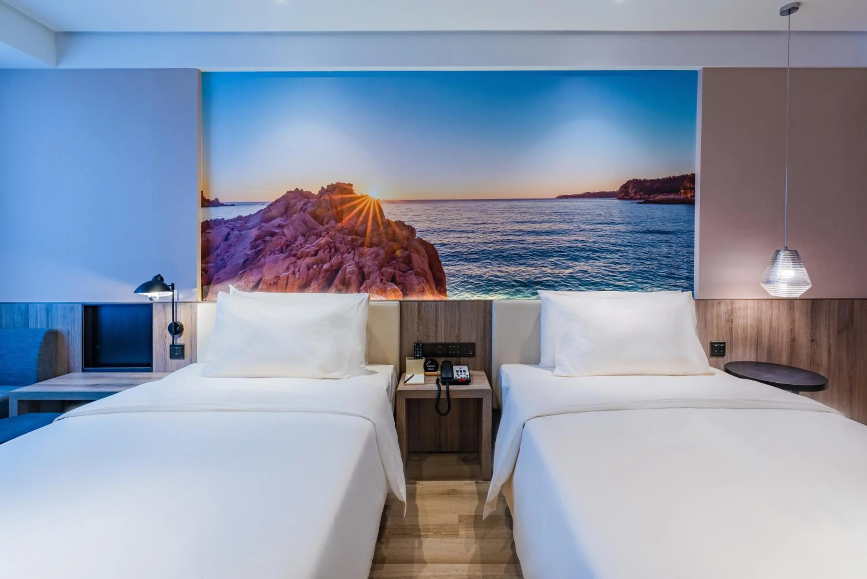 Bed in Atour Hotel (Wenzhou International Airport Olympic Sports Center)