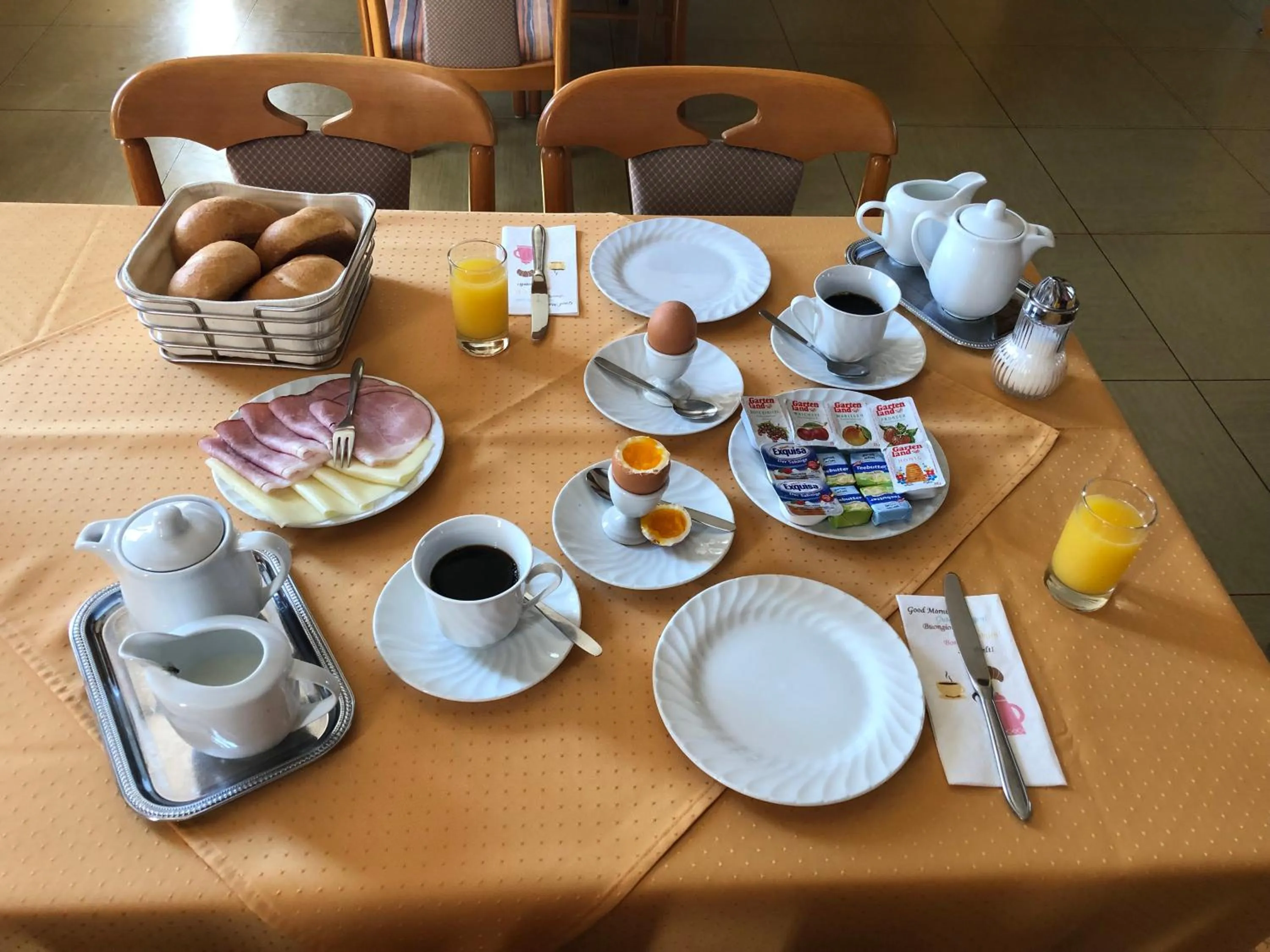 Continental breakfast in Gasthof Koller