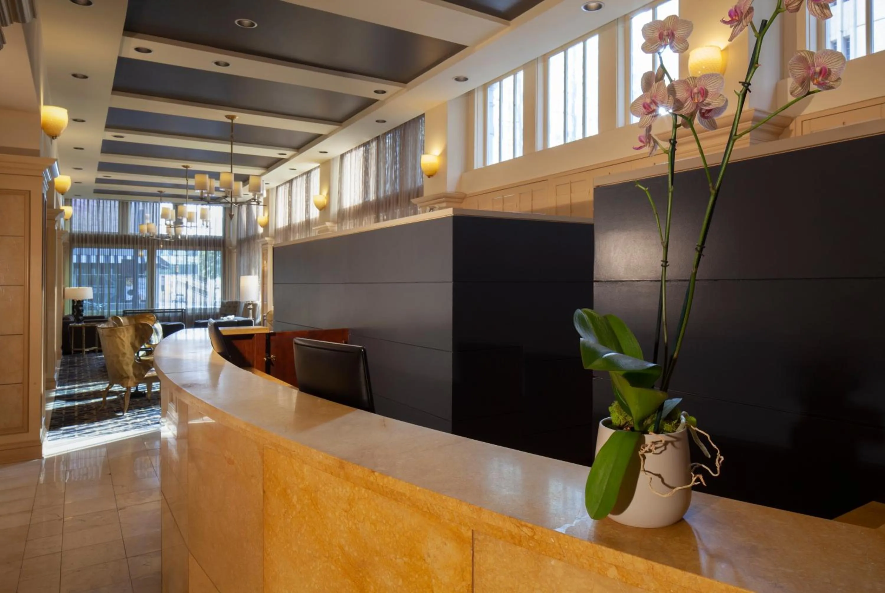 Lobby or reception in The Ashton Hotel