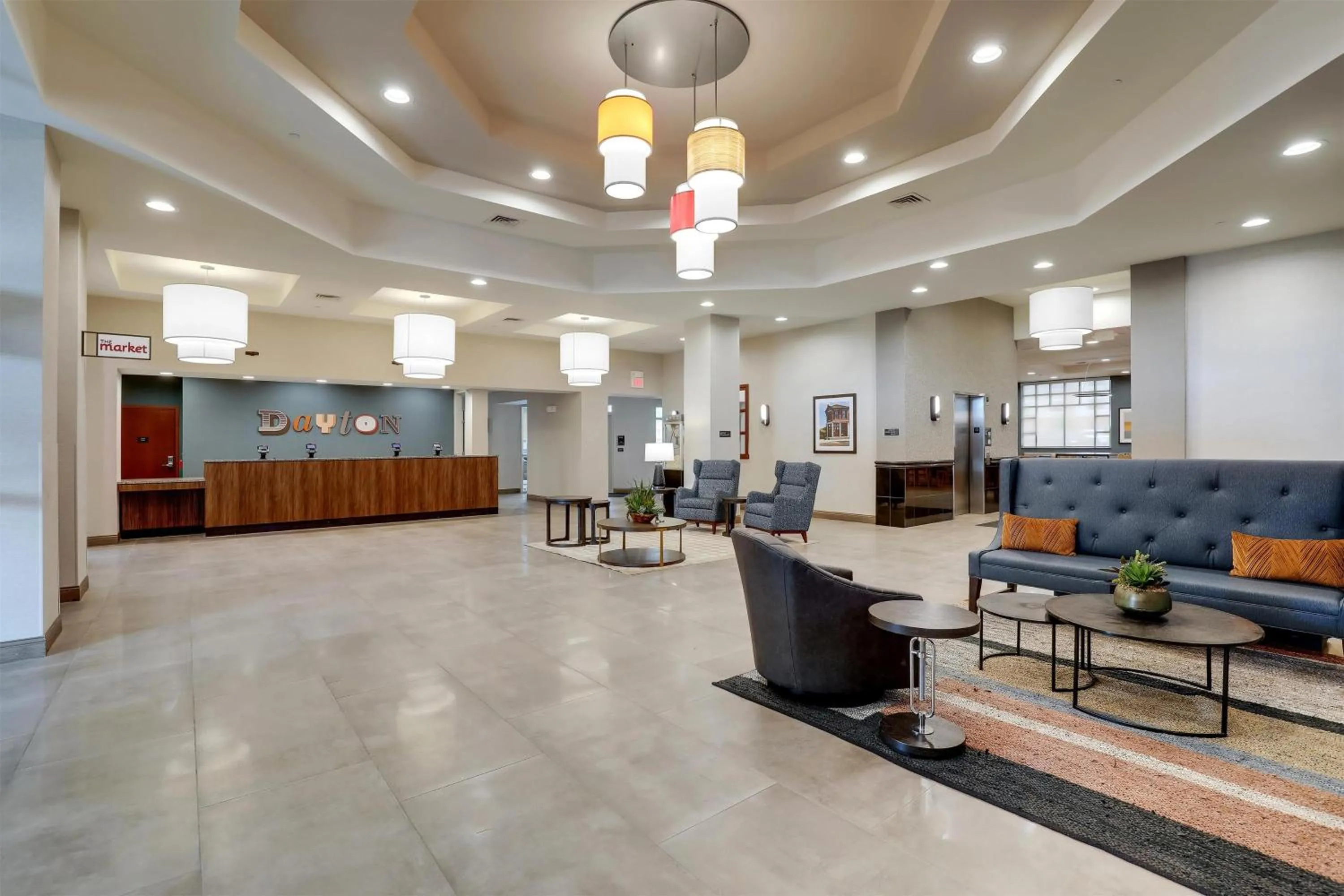 Lobby or reception in Drury Inn & Suites Dayton North