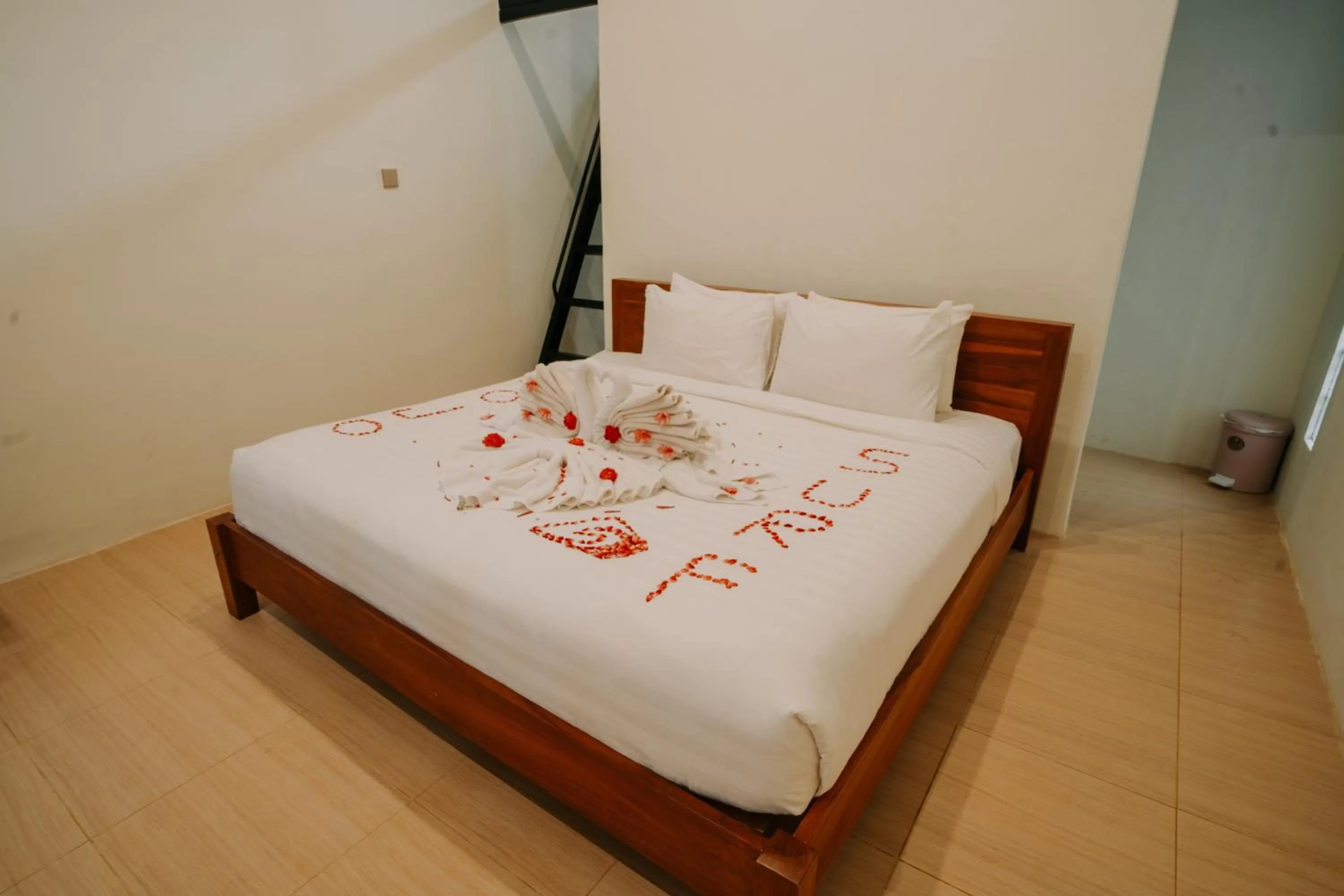 Bed in Red island villas