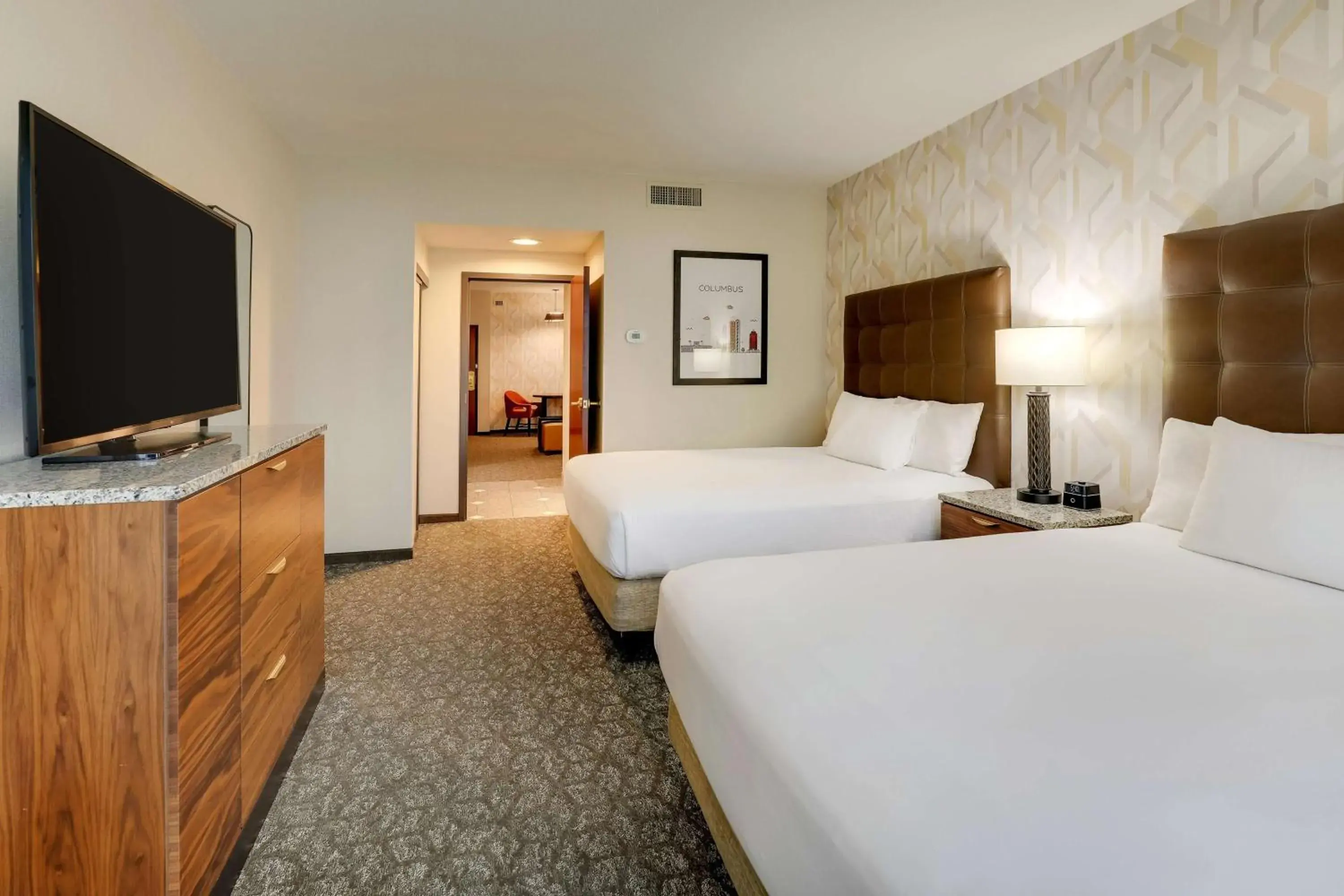 Bedroom, Bed in Drury Plaza Hotel Columbus Downtown Bedroom, Bed in Drury Plaza Hotel Columbus Downtown