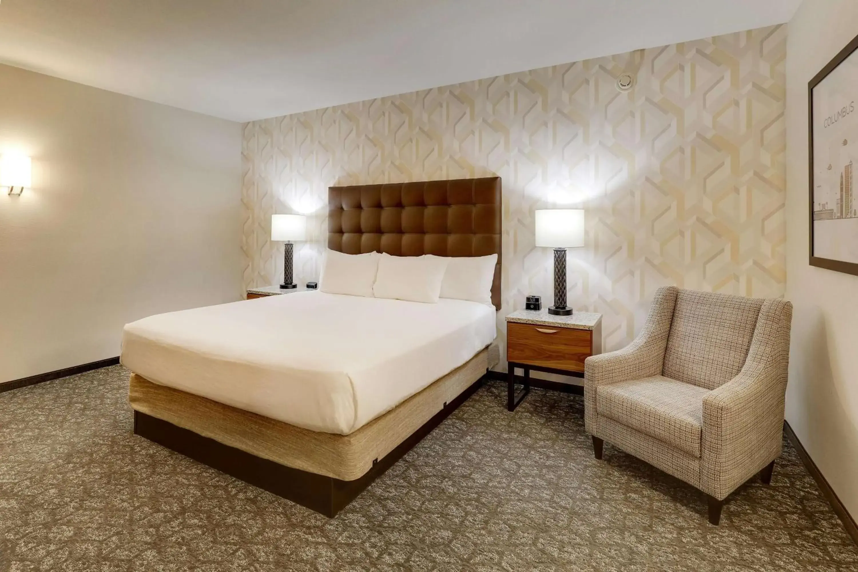Bedroom, Bed in Drury Plaza Hotel Columbus Downtown Bedroom, Bed in Drury Plaza Hotel Columbus Downtown