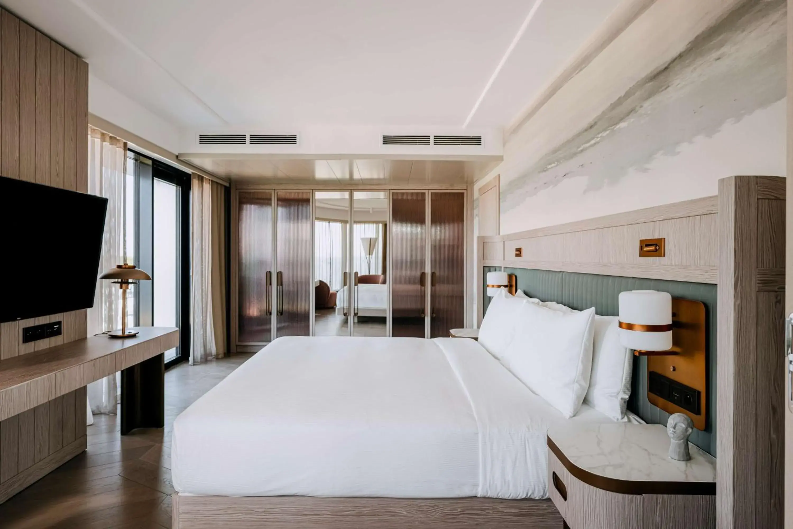 Bed in Hilton Swinoujscie Resort And Spa Bed in Hilton Swinoujscie Resort And Spa