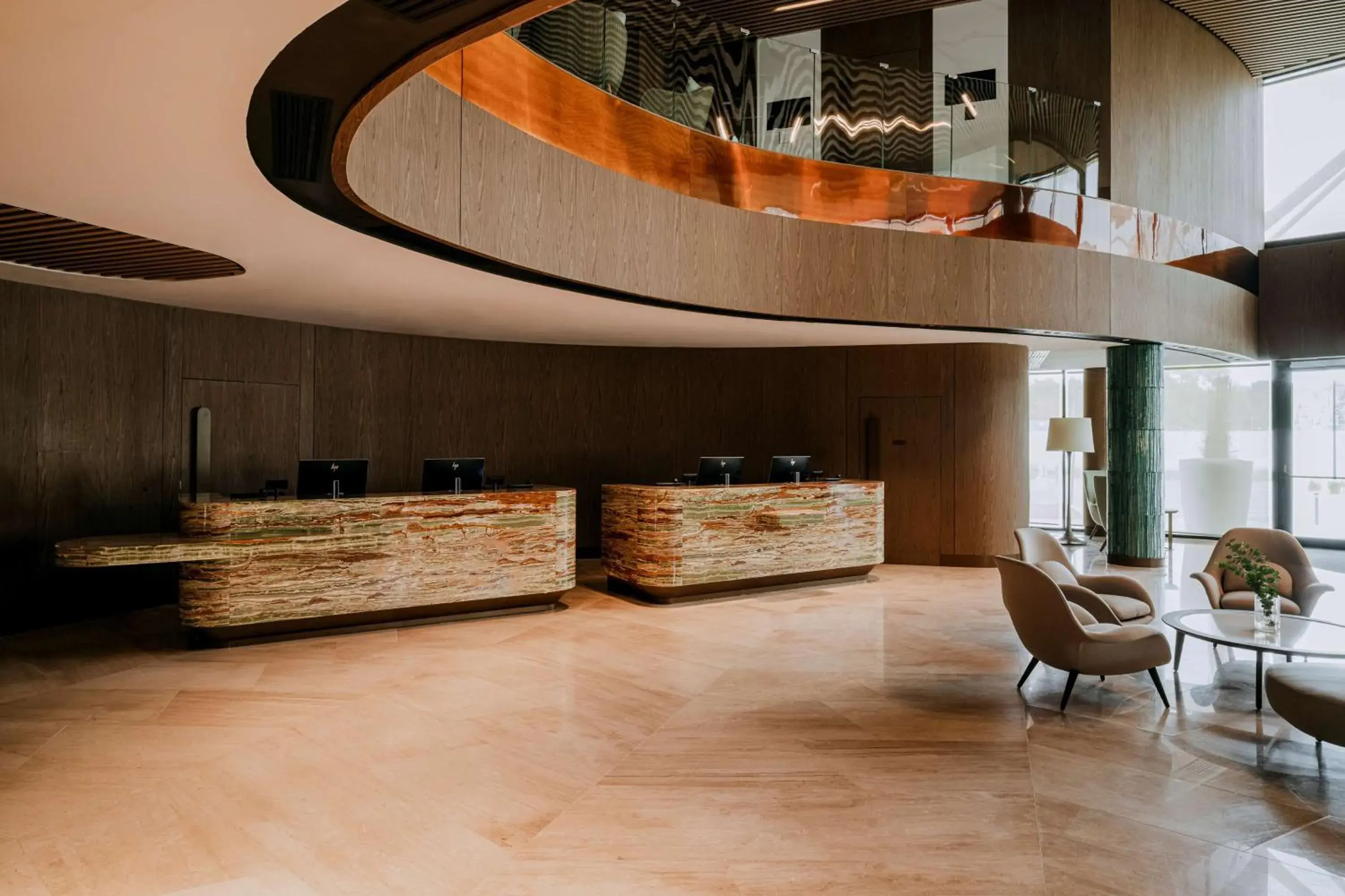 Lobby or reception in Hilton Swinoujscie Resort And Spa Lobby or reception in Hilton Swinoujscie Resort And Spa