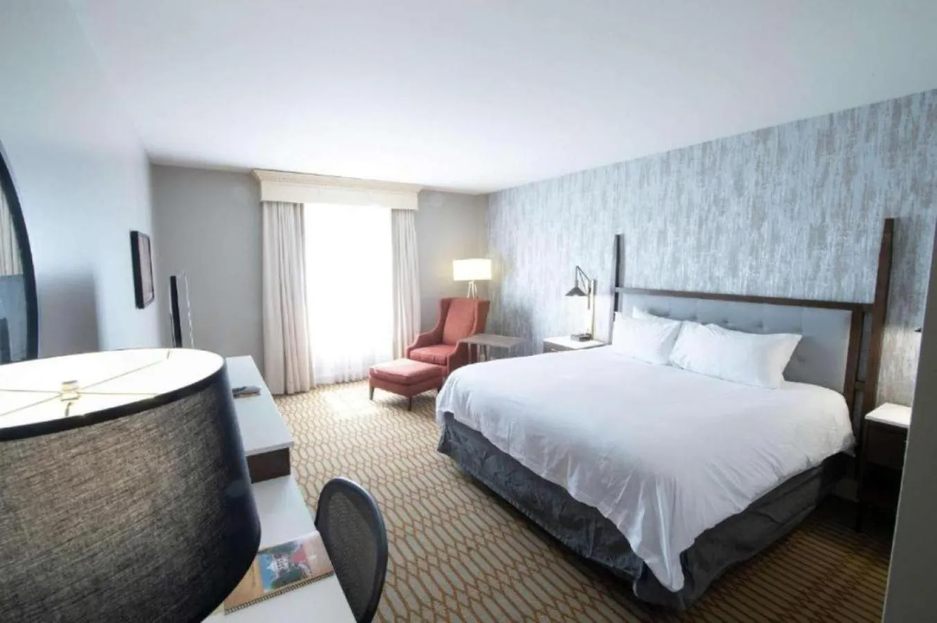 Bedroom, Bed in Virginia Crossings Hotel, Tapestry Collection by Hilton