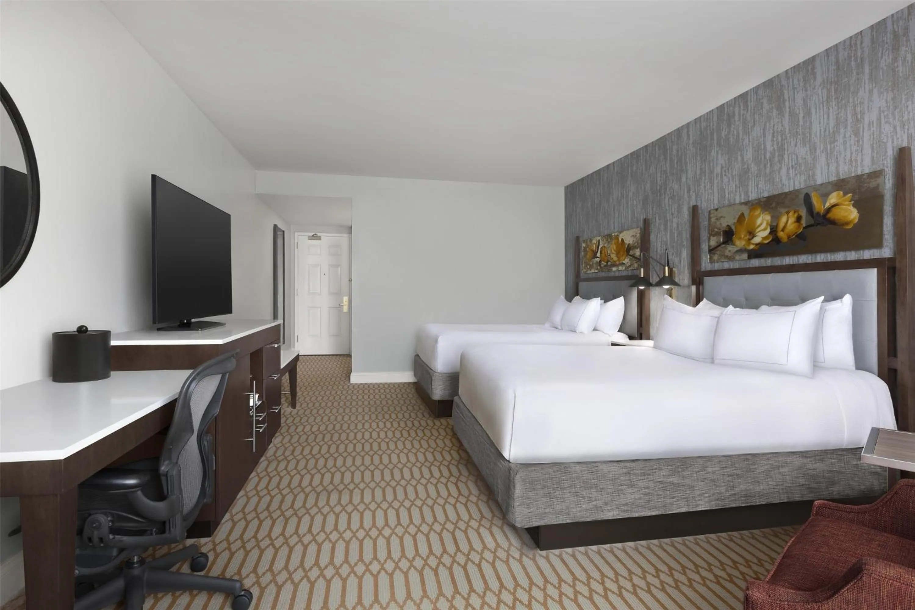 Bed in Virginia Crossings Hotel, Tapestry Collection by Hilton