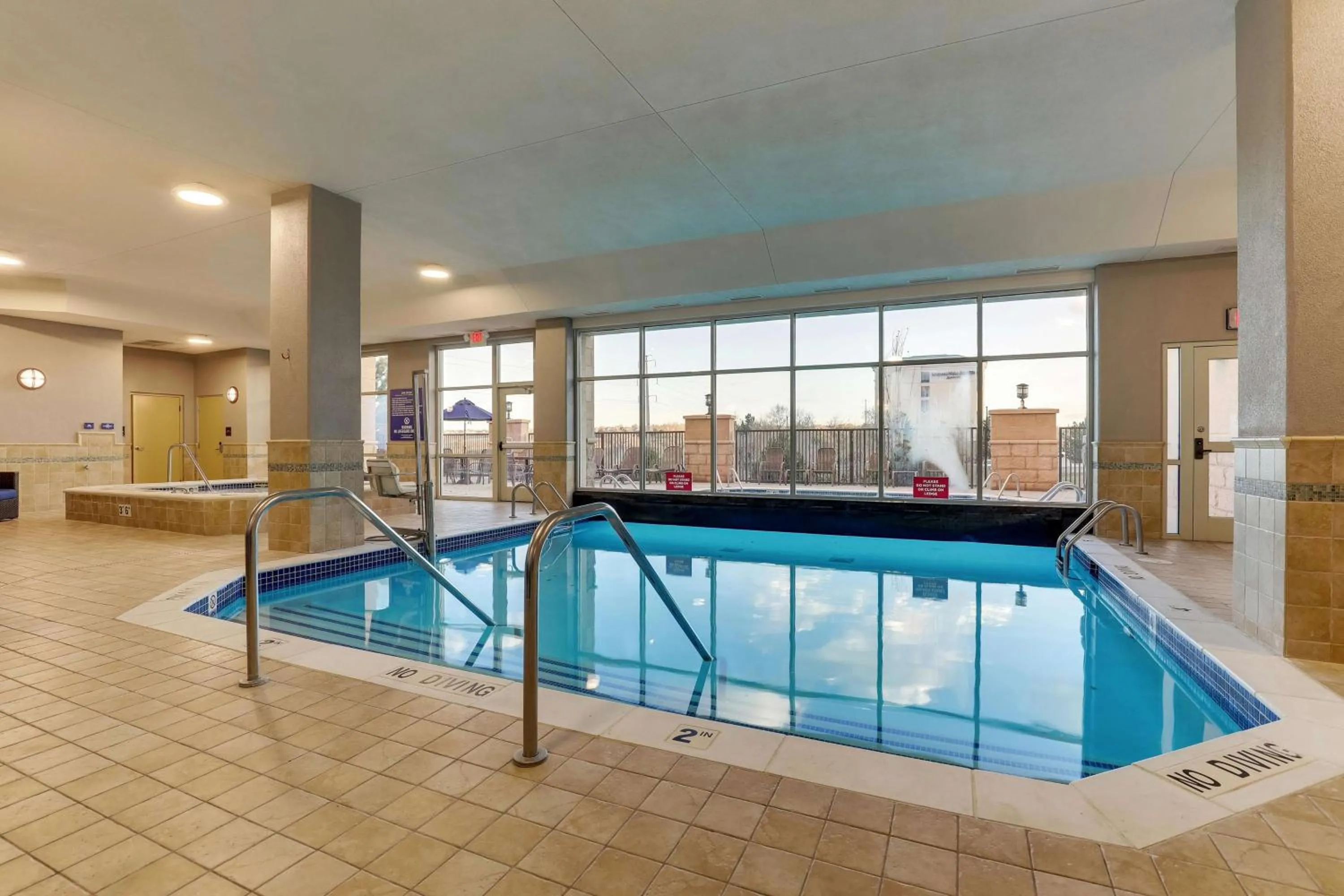 Pool view in Drury Plaza Hotel Denver Westminster