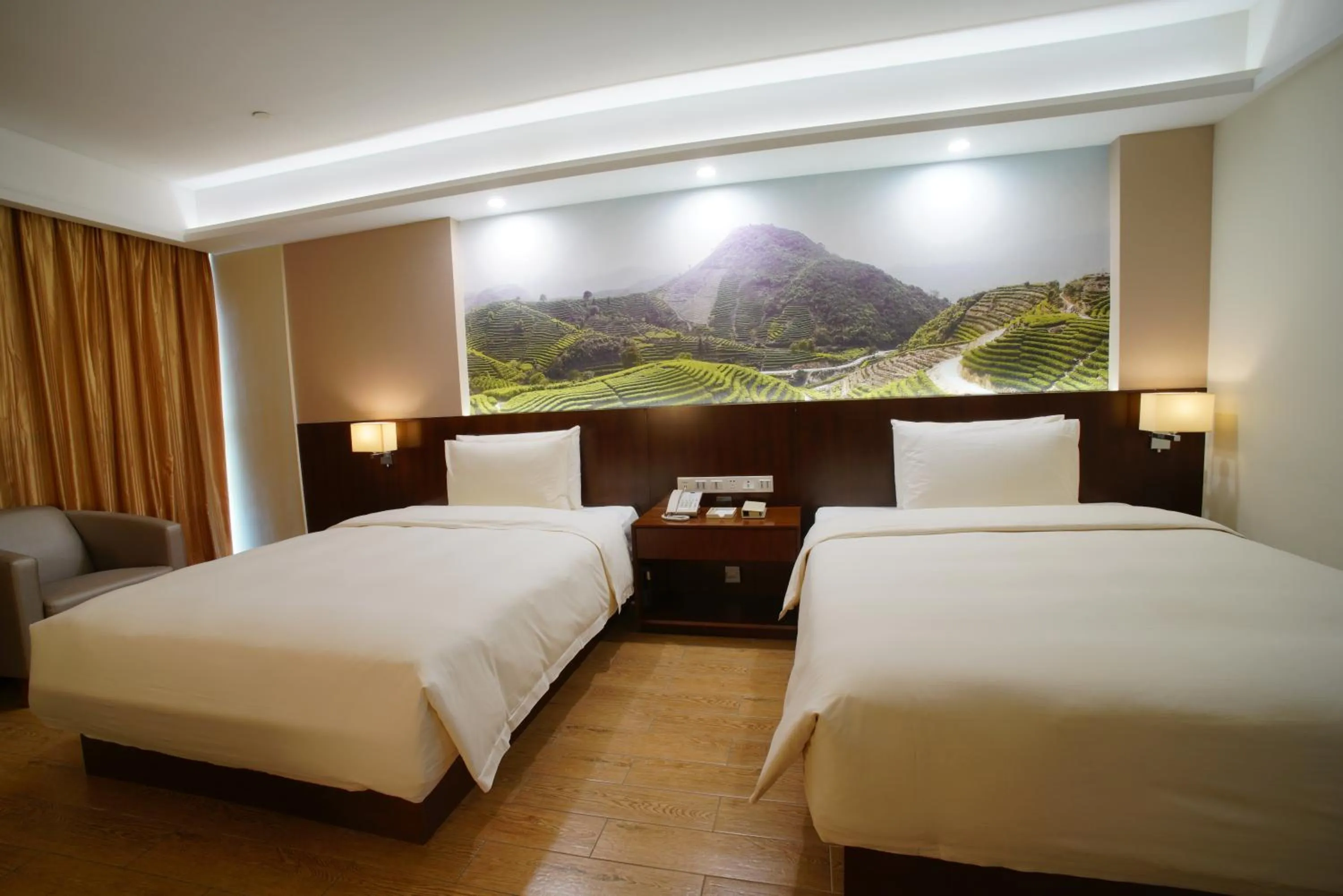 Bed in Atour Hotel Guangzhou Yueqiao Branch