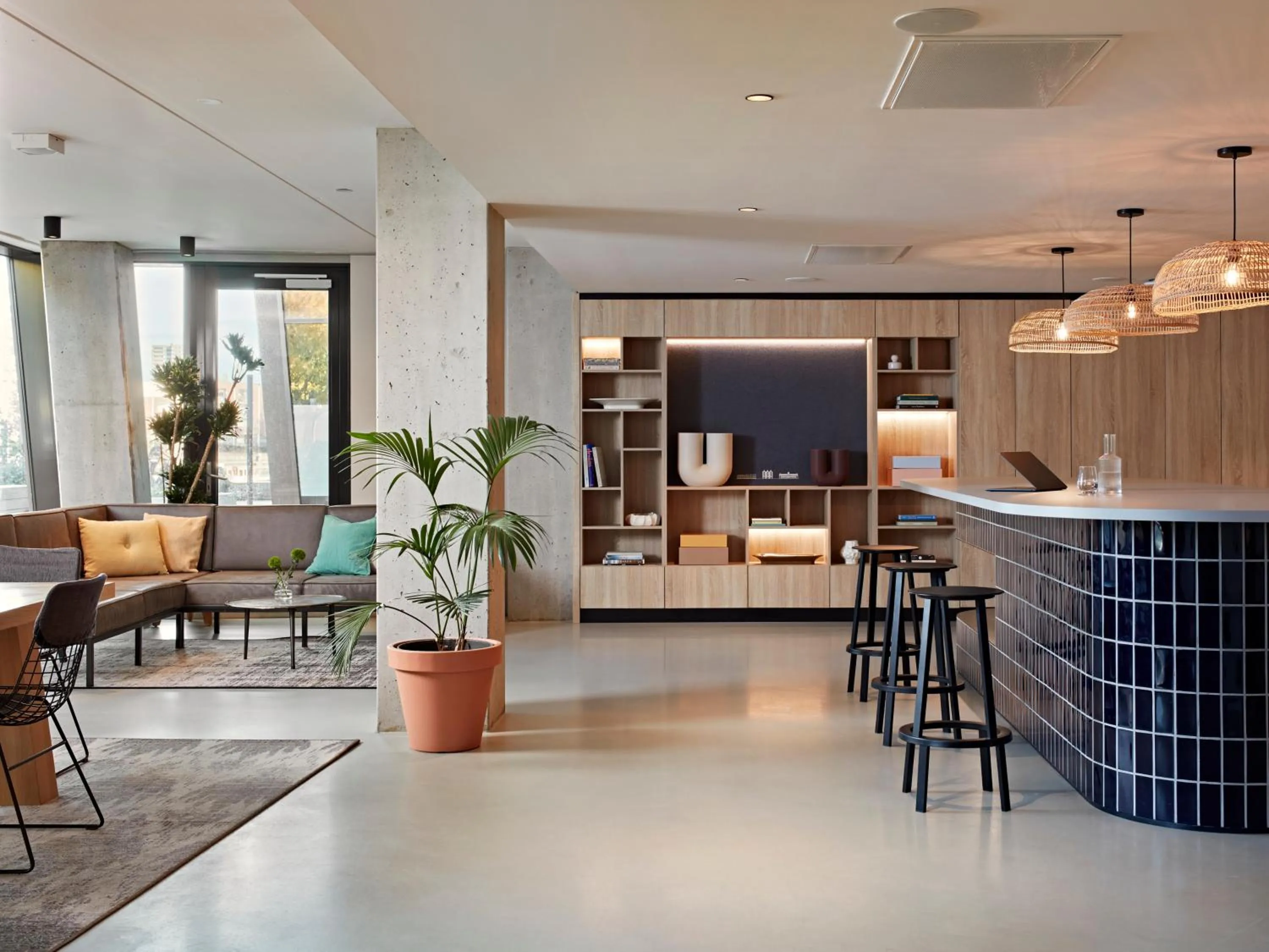 Lobby or reception in Numa Amsterdam Docklands