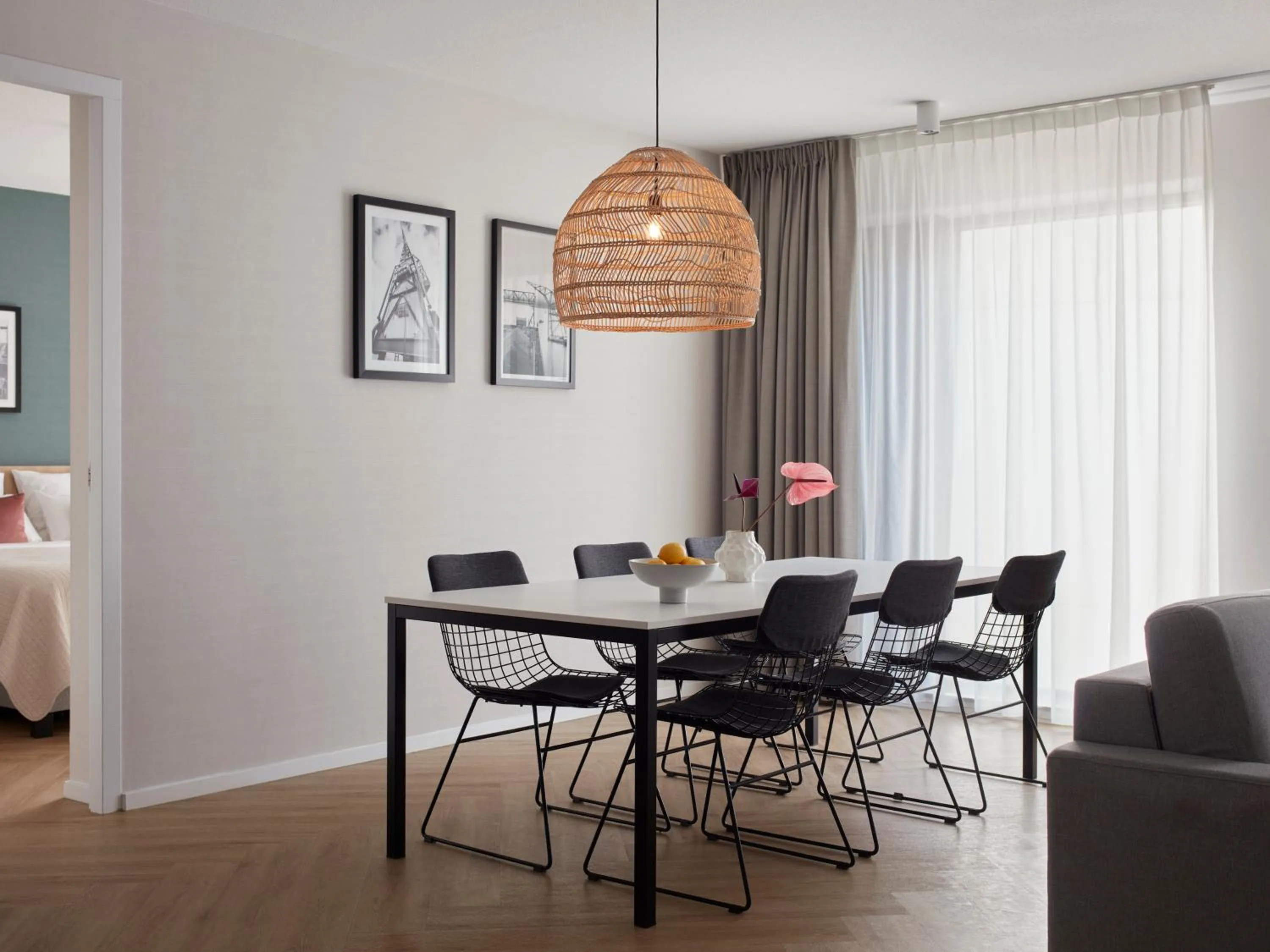 Living room in Numa Amsterdam Docklands