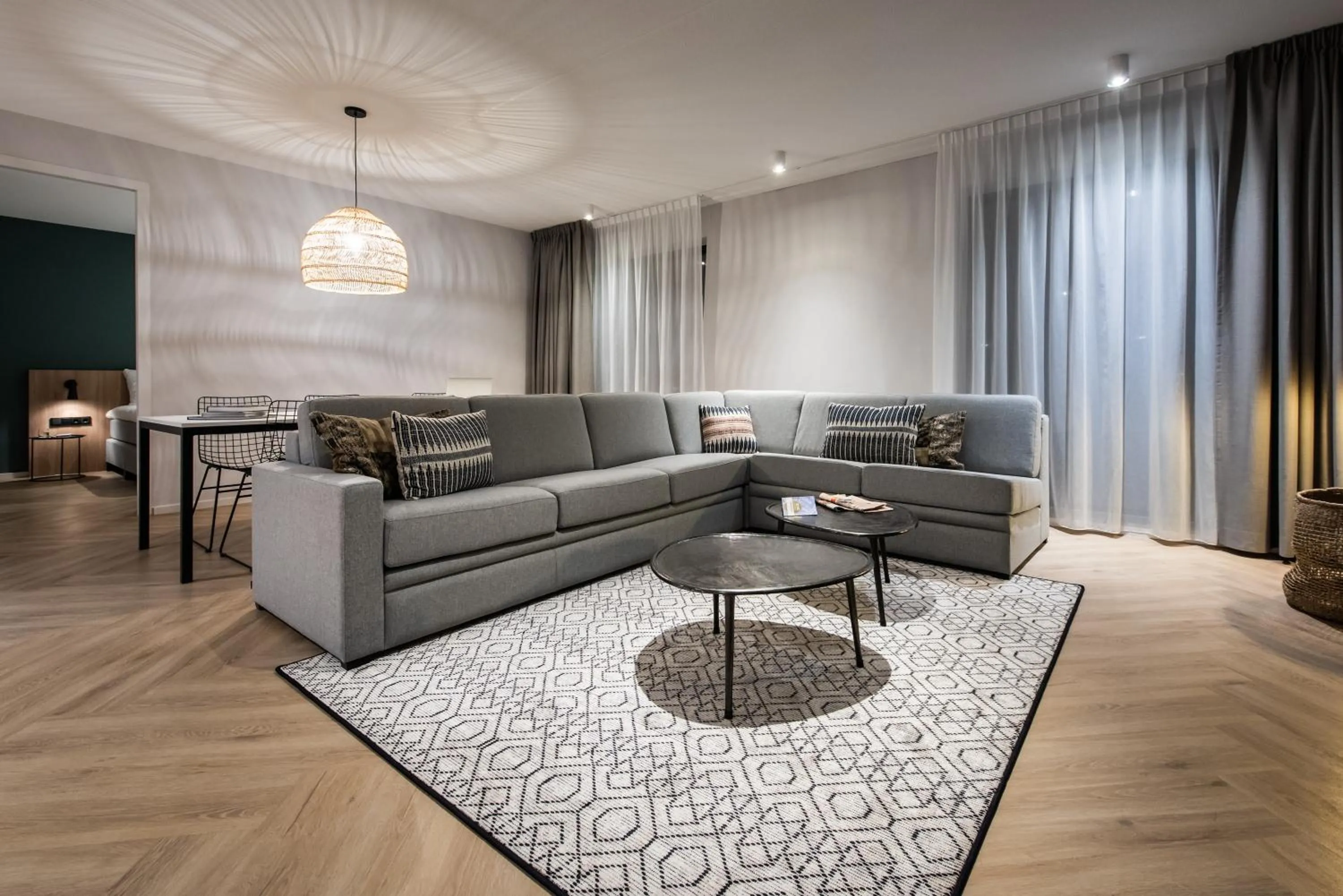 Living room in Numa Amsterdam Docklands