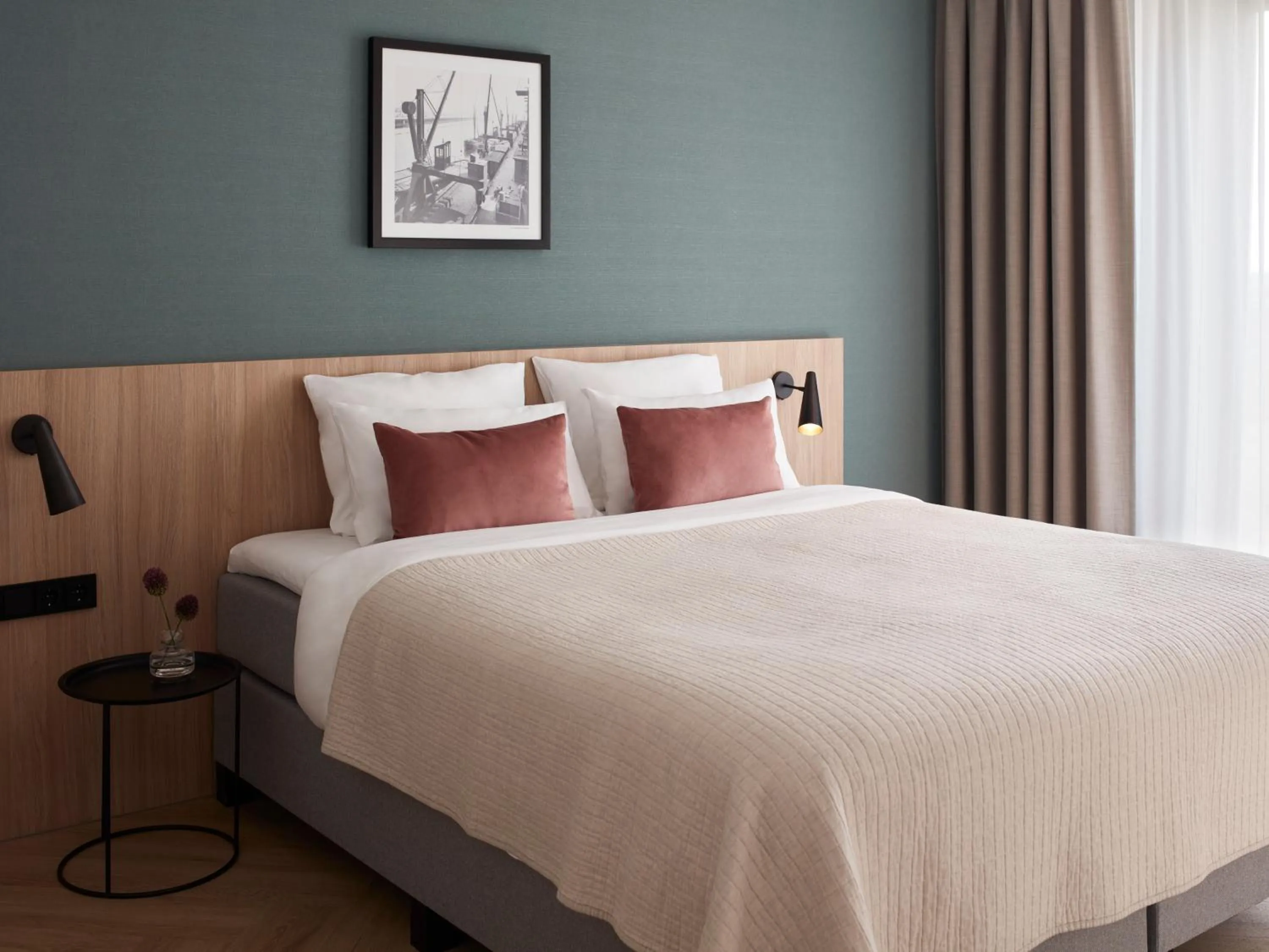 Bed in Numa Amsterdam Docklands