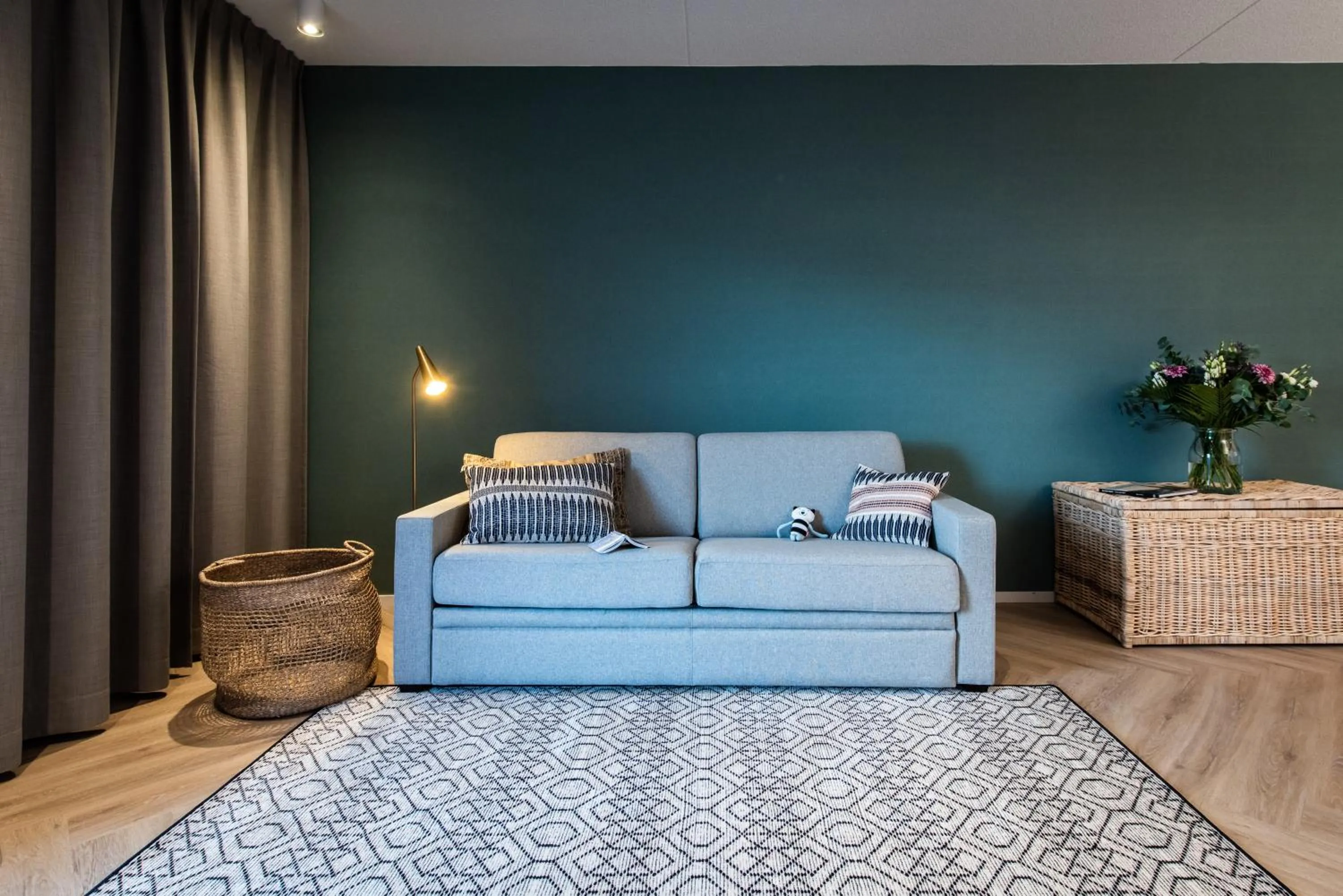 Seating area in Numa Amsterdam Docklands