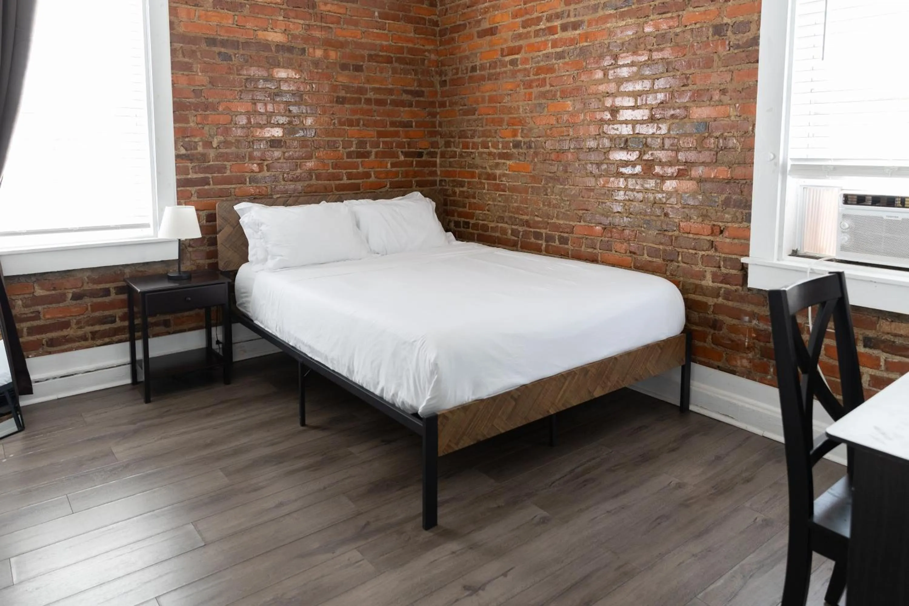 Bed in Hunter Arms Hotel