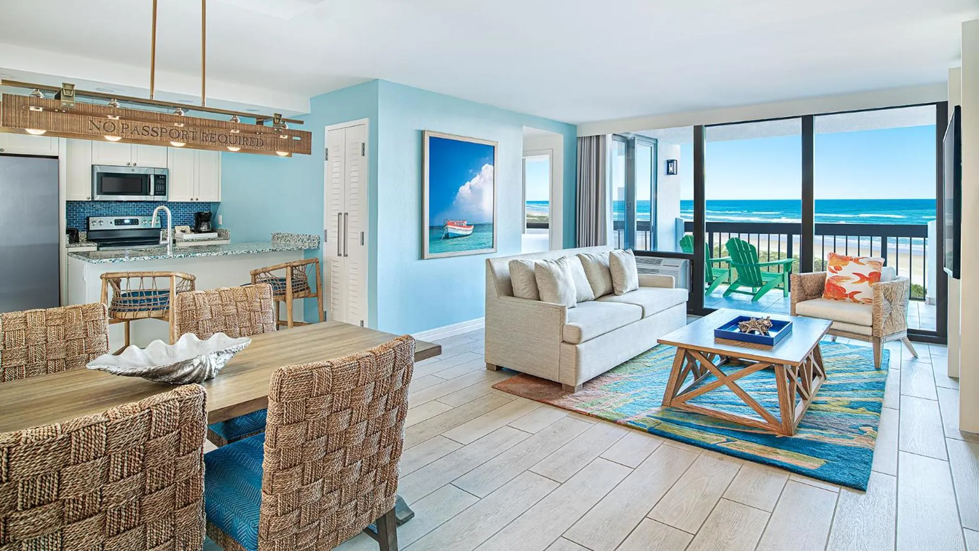 Living room in Margaritaville Beach Resort South Padre Island