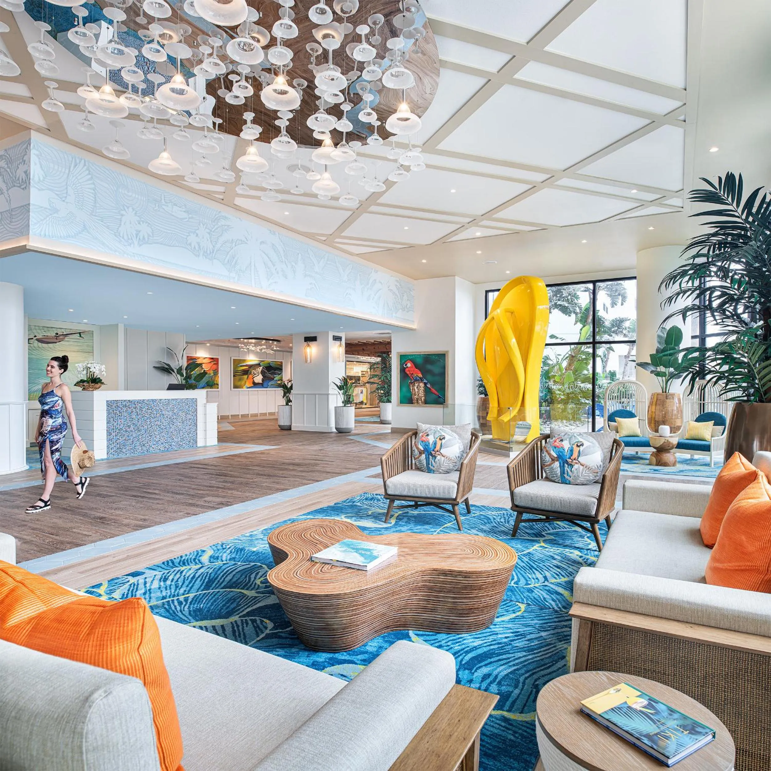 People in Margaritaville Beach Resort South Padre Island