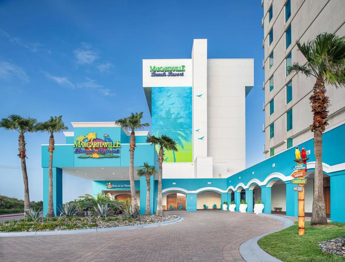 Property building in Margaritaville Beach Resort South Padre Island