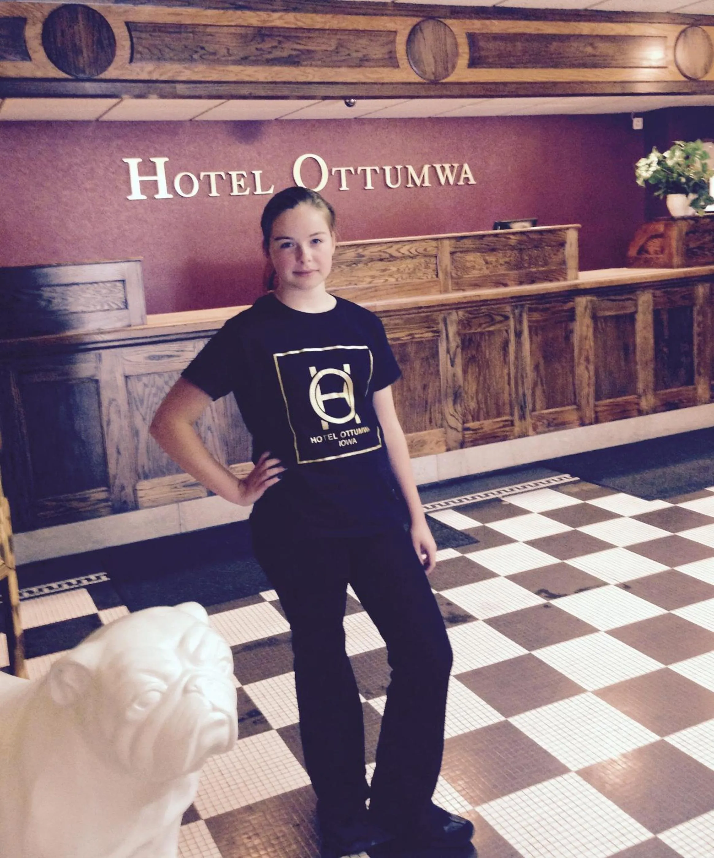 Lobby or reception in The Hotel Ottumwa