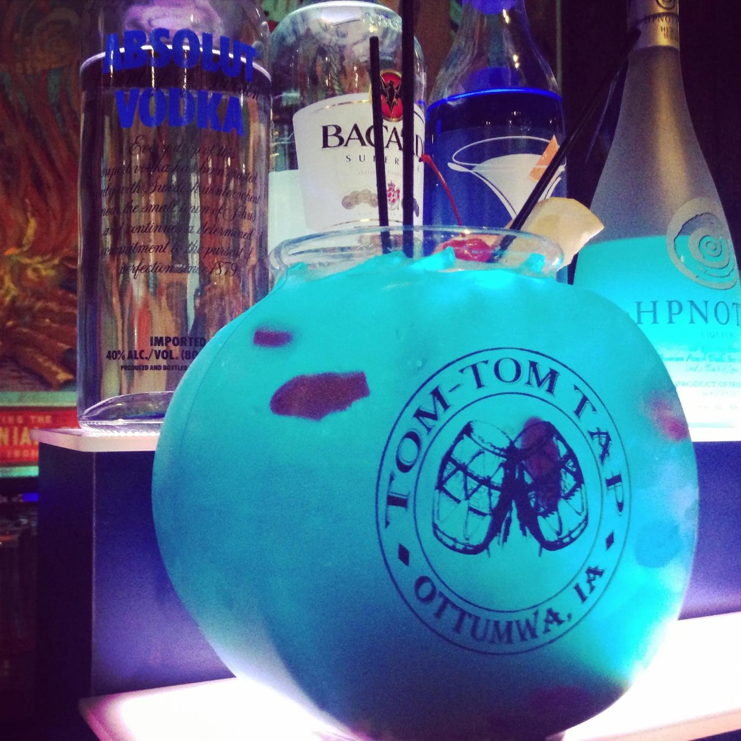 Alcoholic drinks in The Hotel Ottumwa