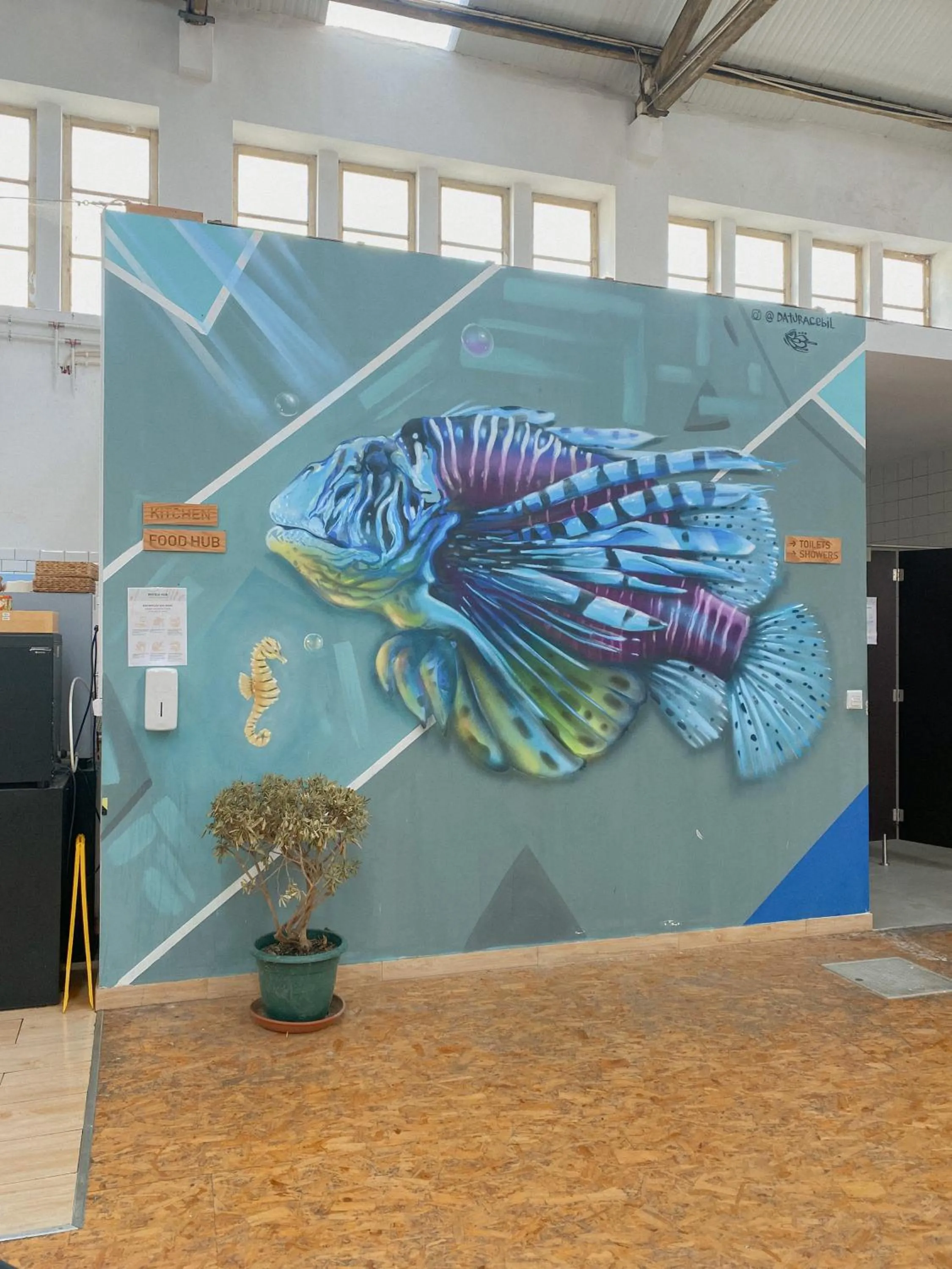 Decorative detail in WOT Peniche Social