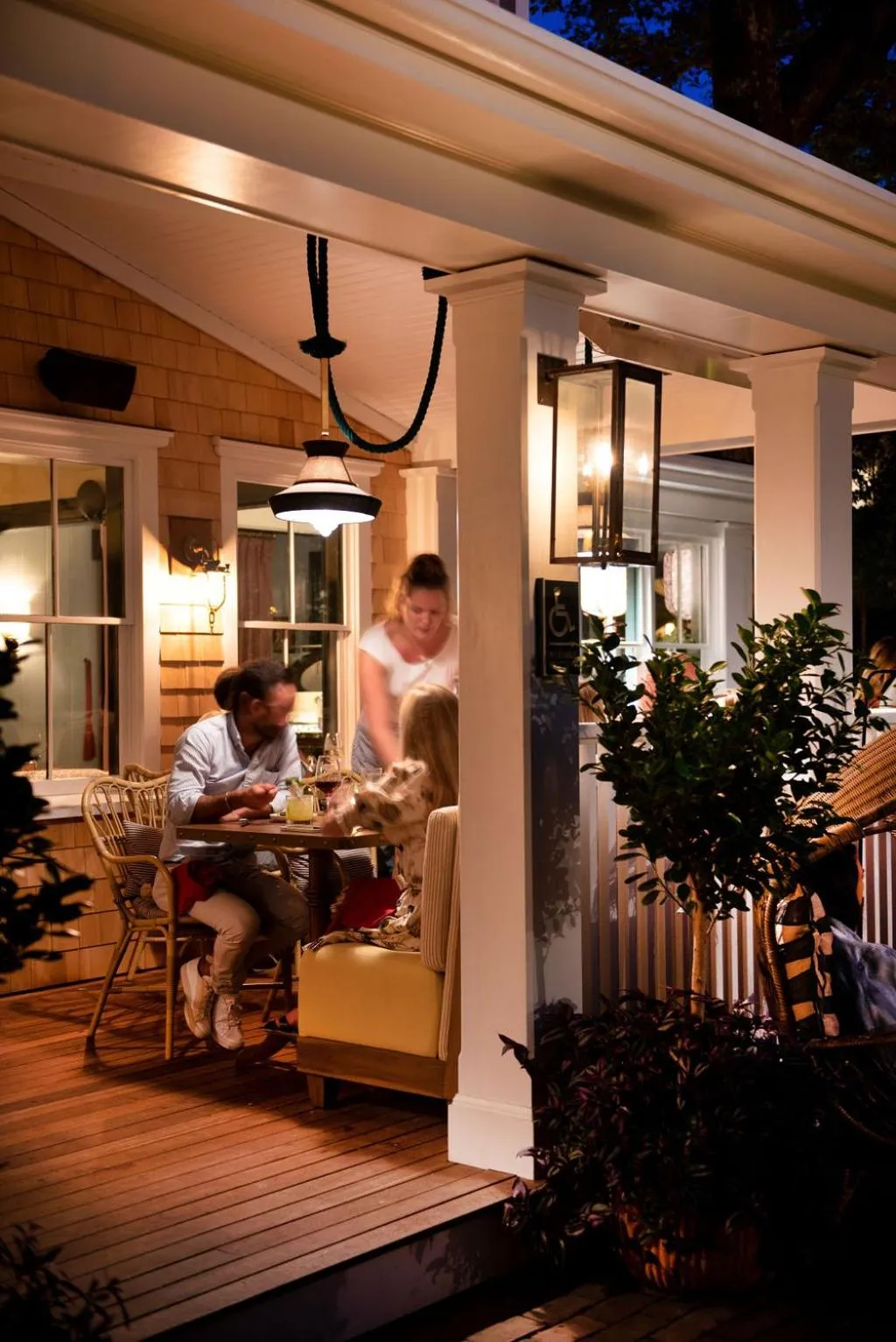 Dining area in Faraway Nantucket