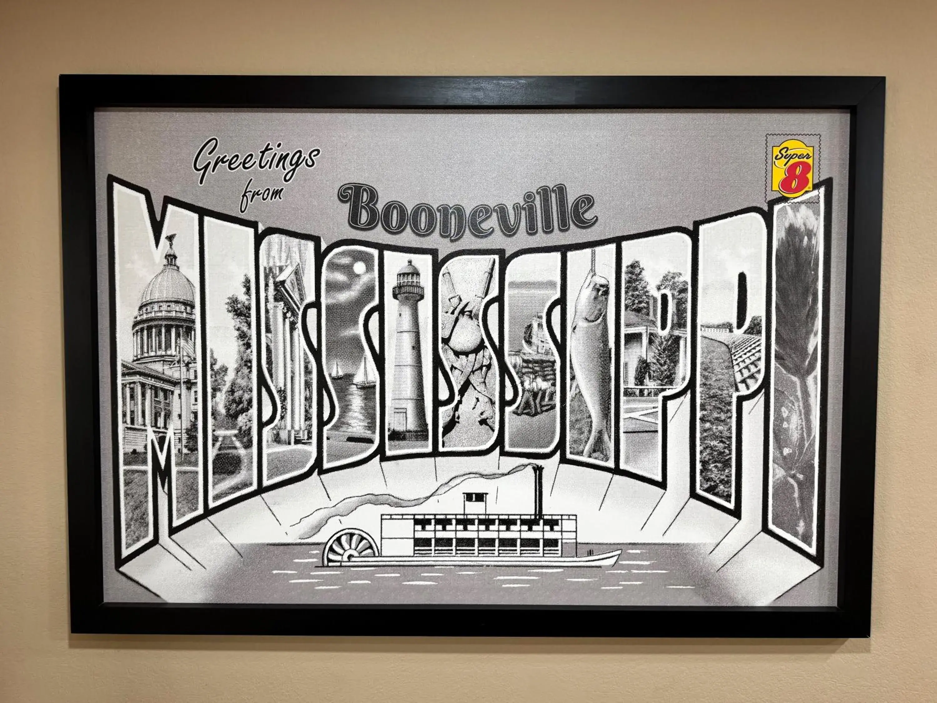 Lobby or reception in Super 8 by Wyndham Booneville Lobby or reception in Super 8 by Wyndham Booneville