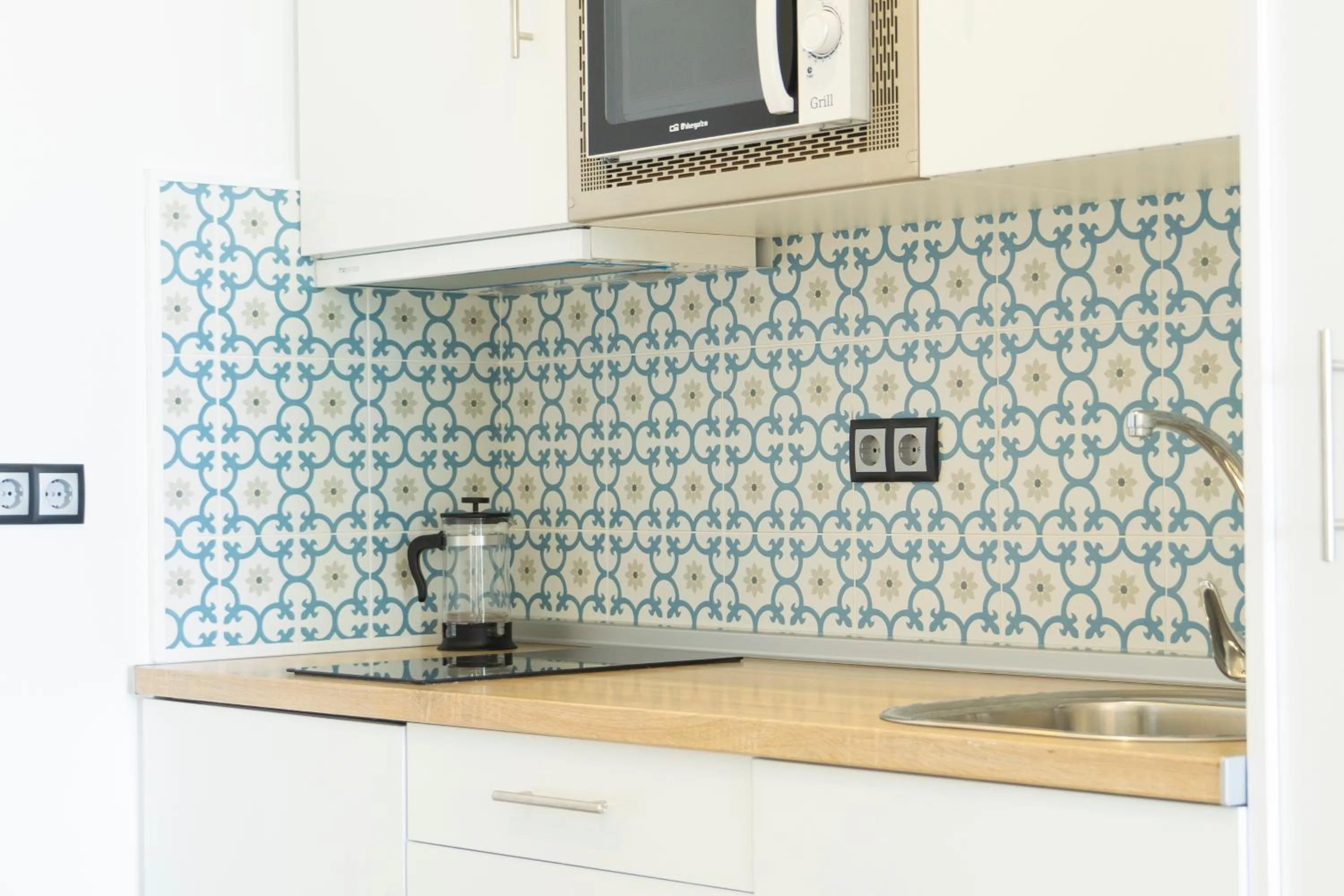 Kitchen or kitchenette in Hotel Playa de la Plata