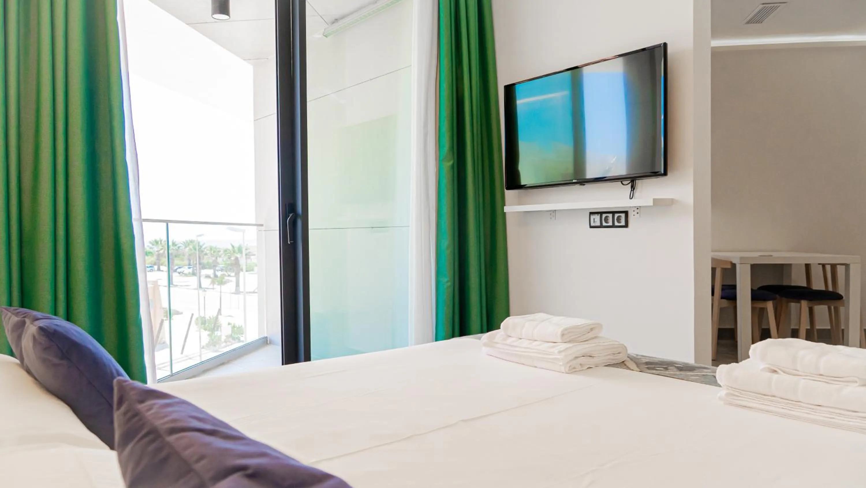 Bedroom in Hotel Playa de la Plata