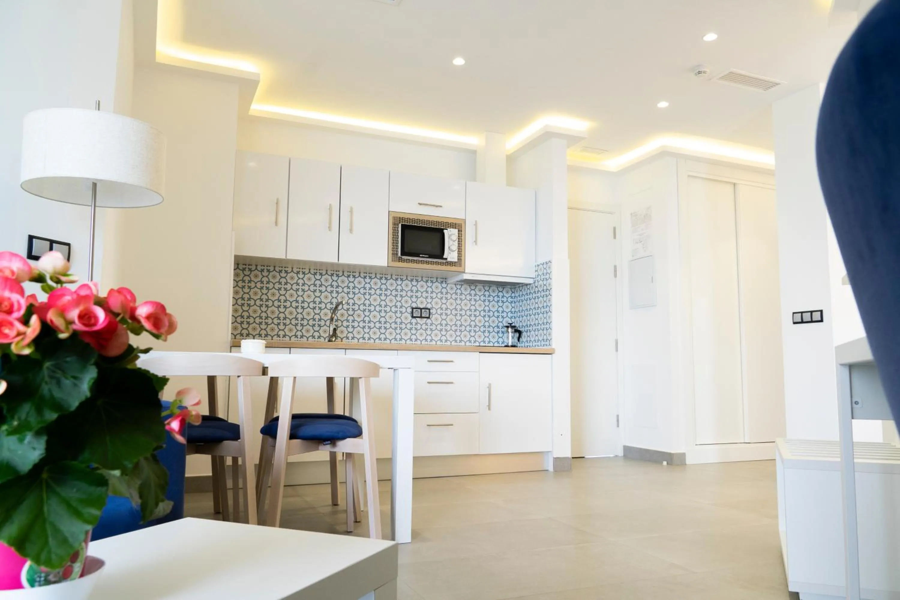 Kitchen or kitchenette in Hotel Playa de la Plata