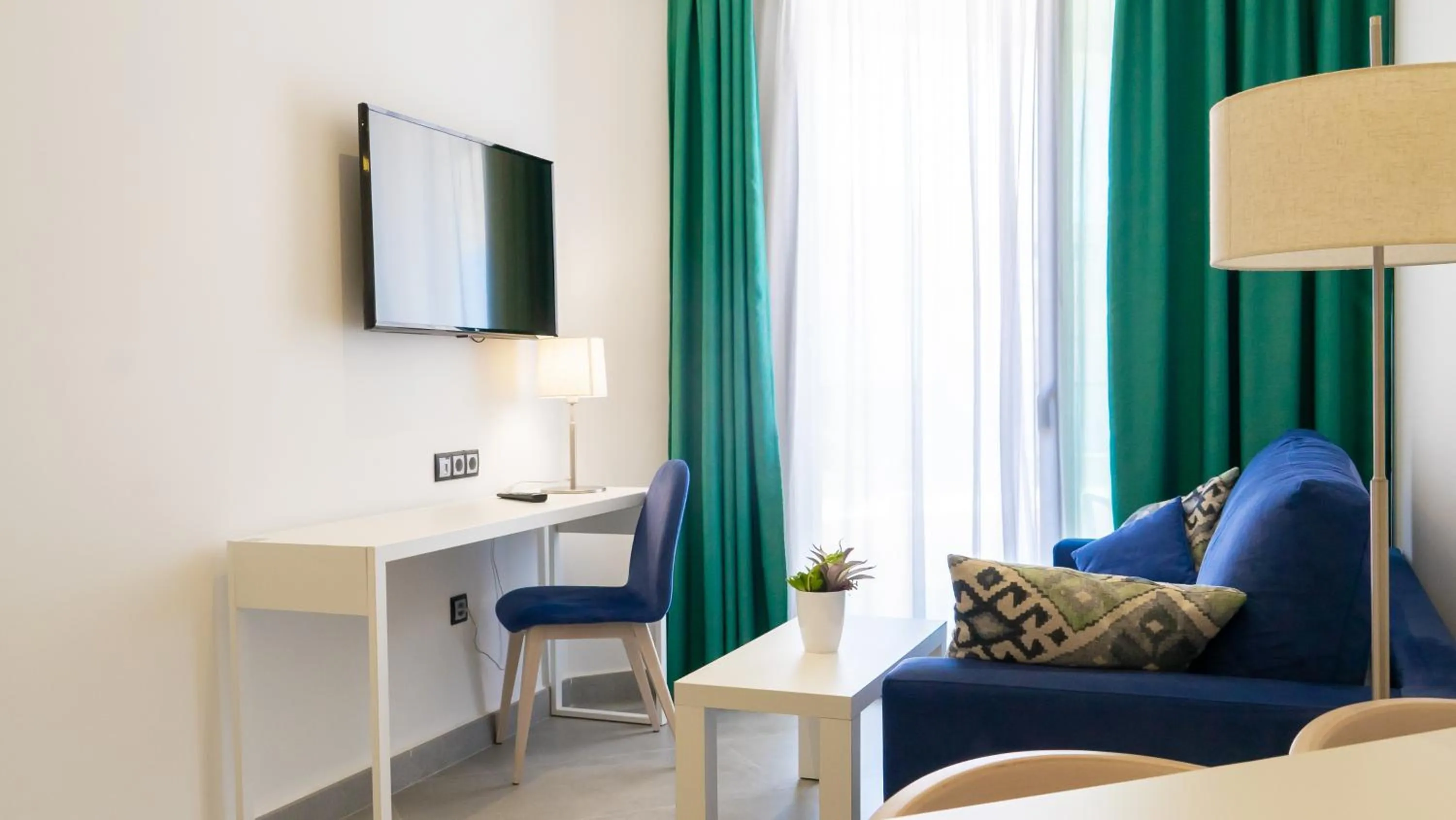 Living room in Hotel Playa de la Plata