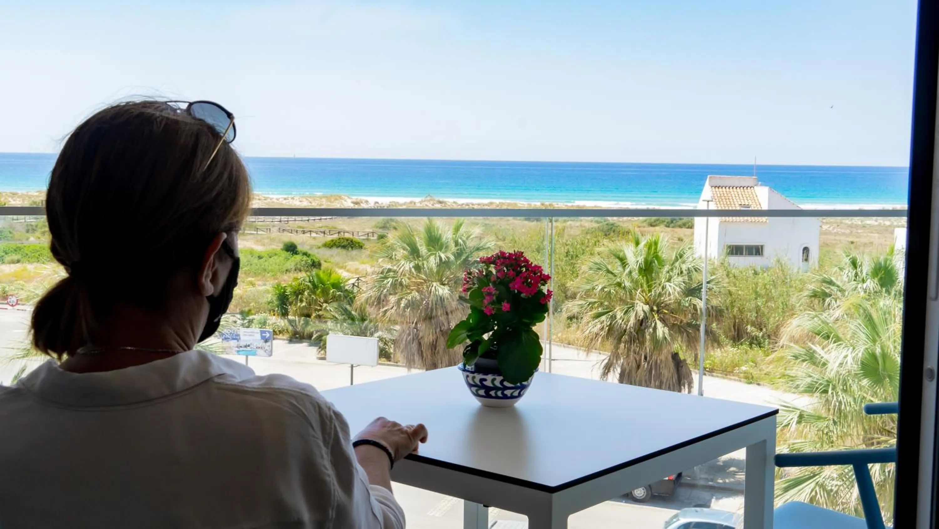 Balcony/Terrace in Hotel Playa de la Plata