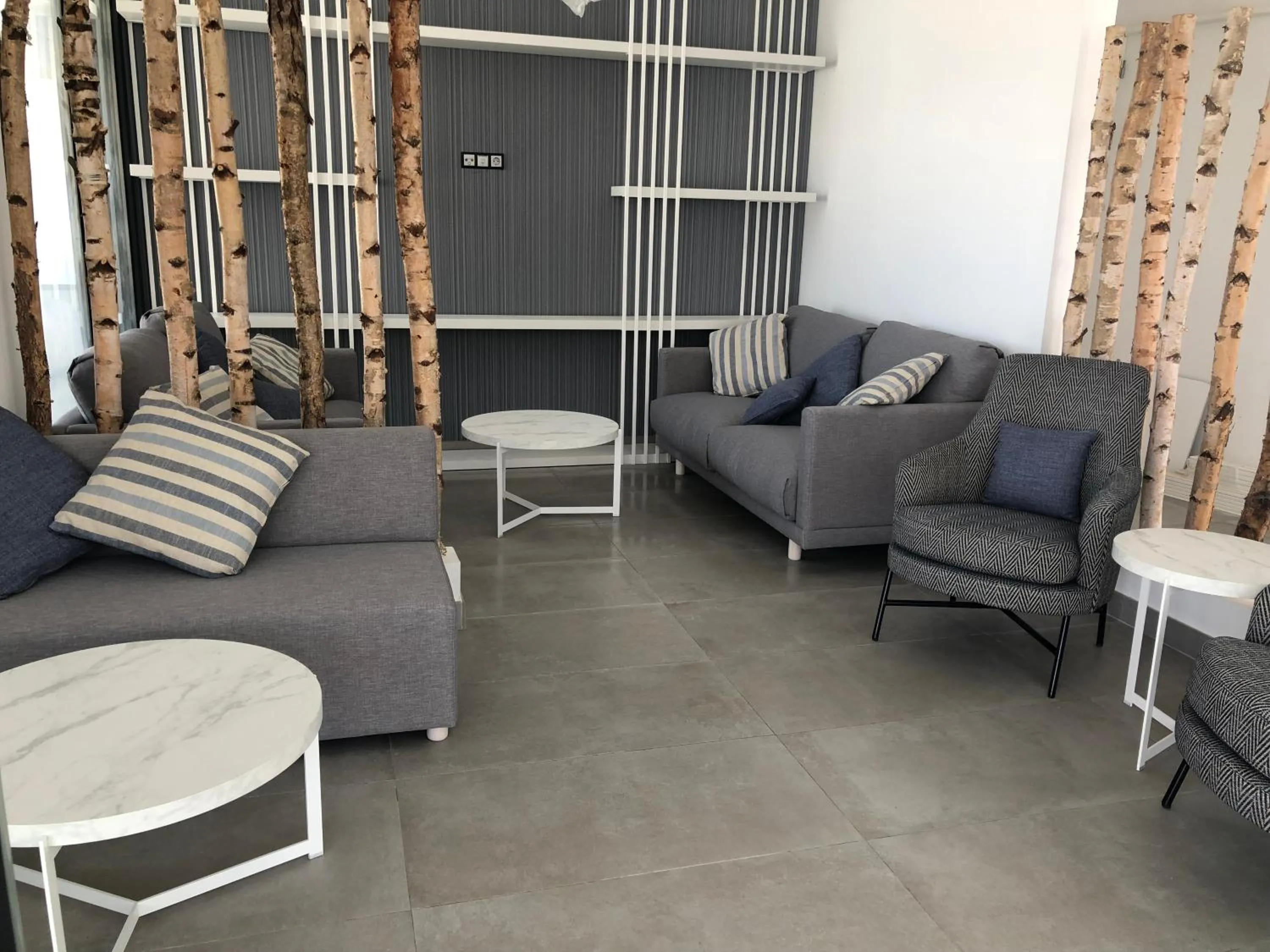 Seating area in Hotel Playa de la Plata