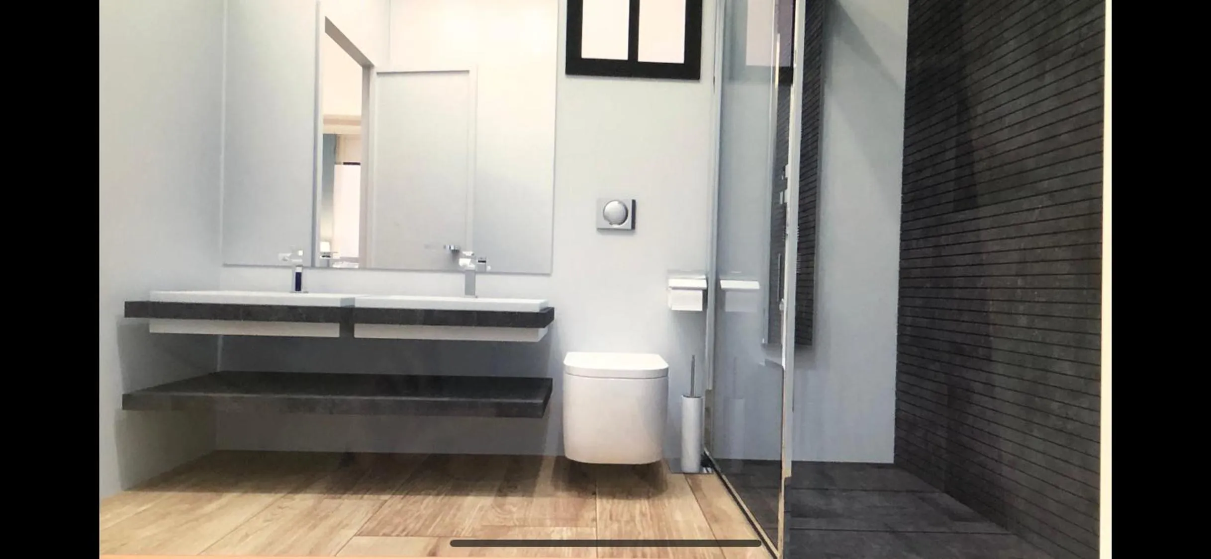 Bathroom in Hotel Playa de la Plata