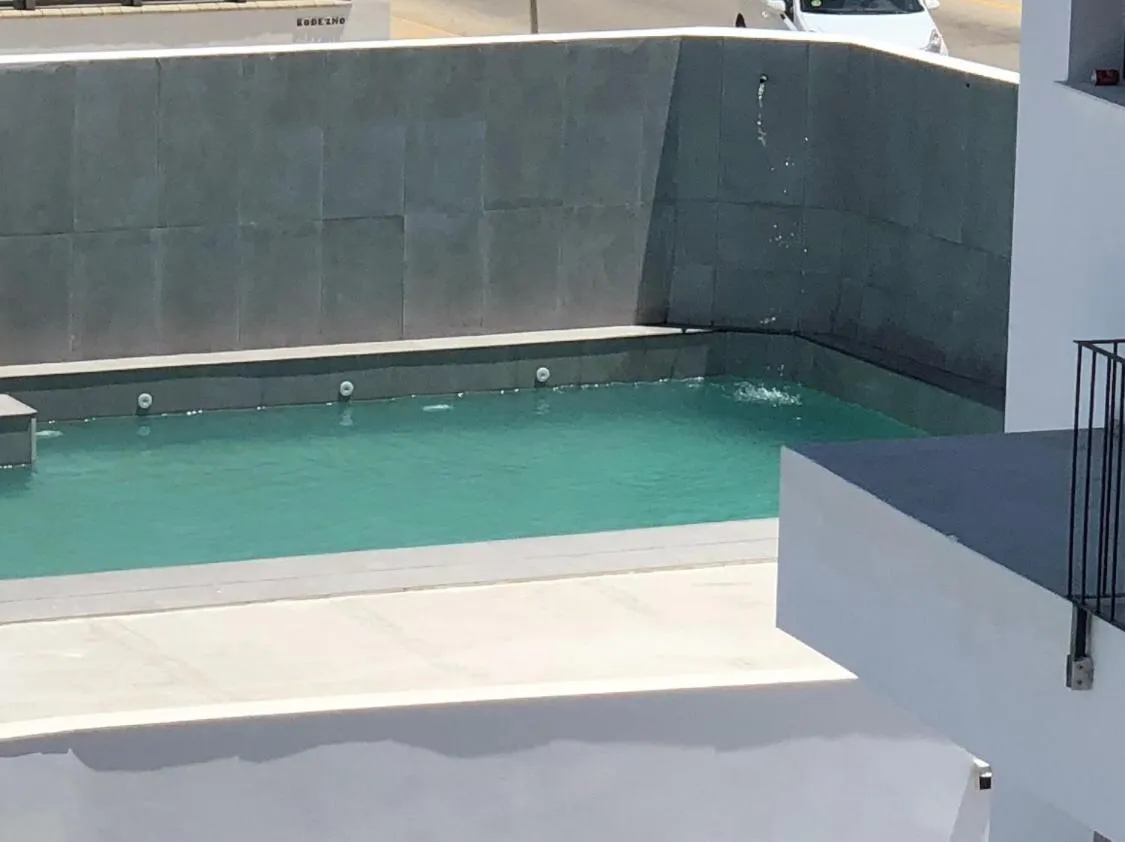 Pool view in Hotel Playa de la Plata