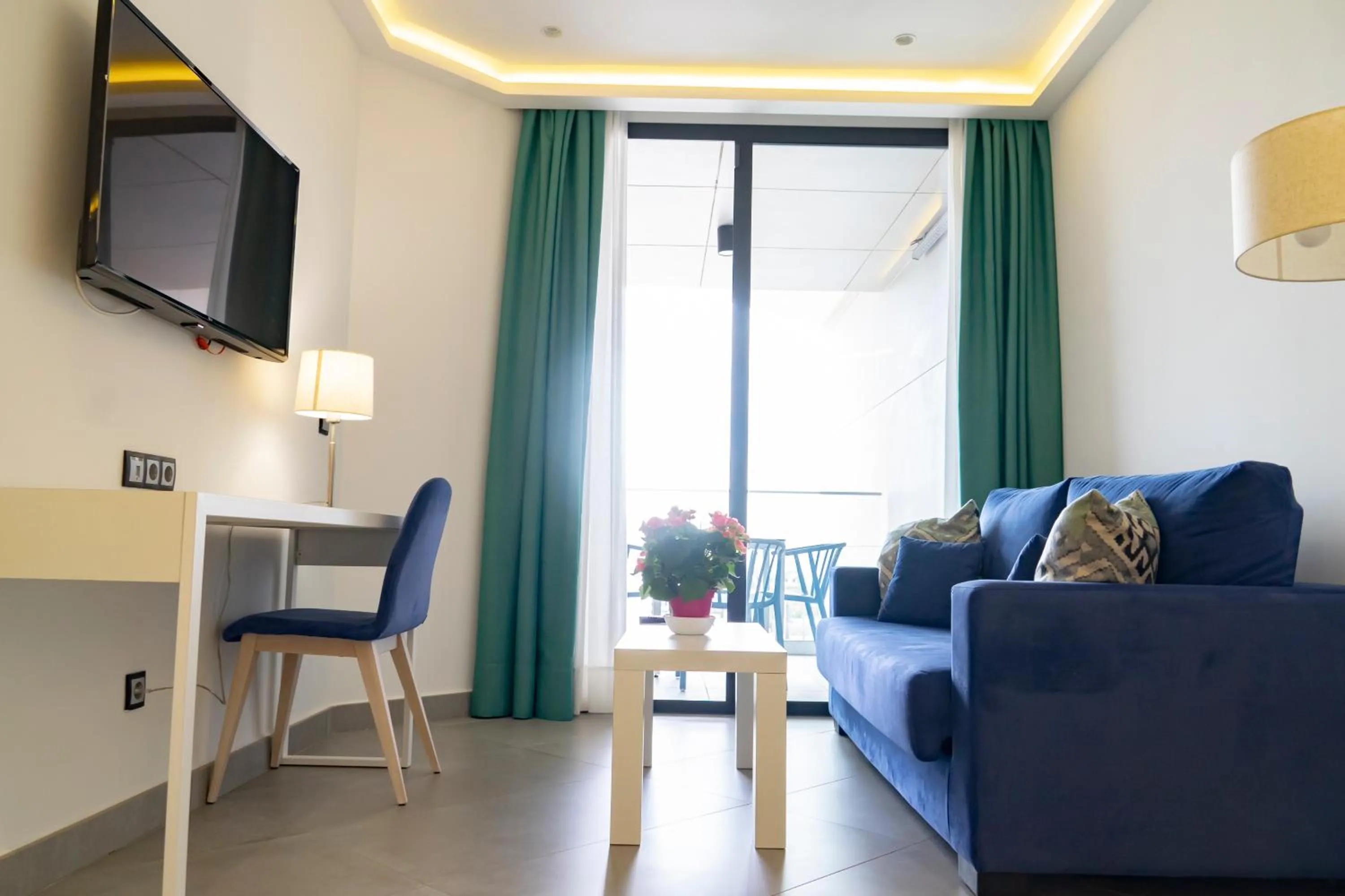 Seating area in Hotel Playa de la Plata